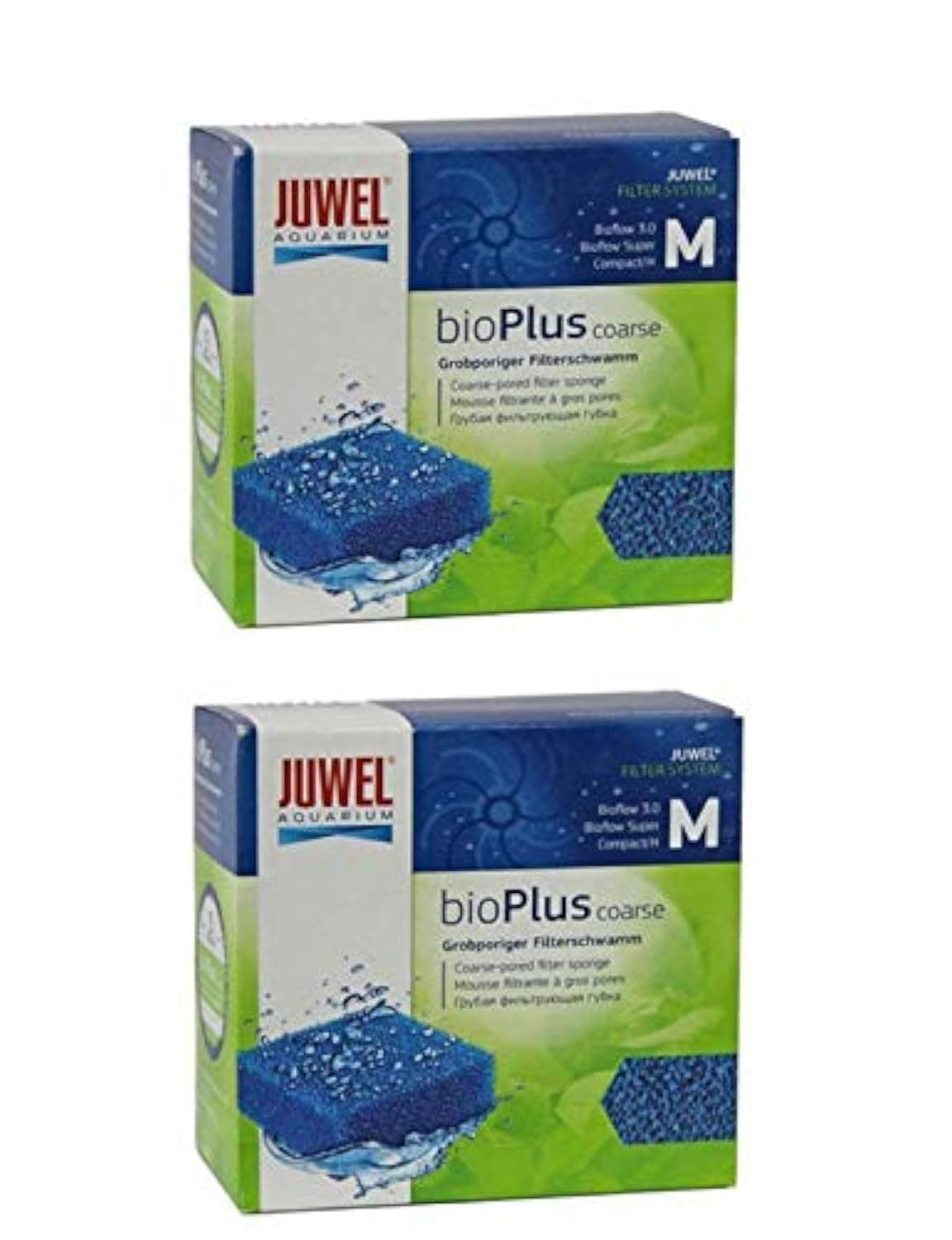 2 x BioPlus Coarse M Compact Juwel Filter Sponge