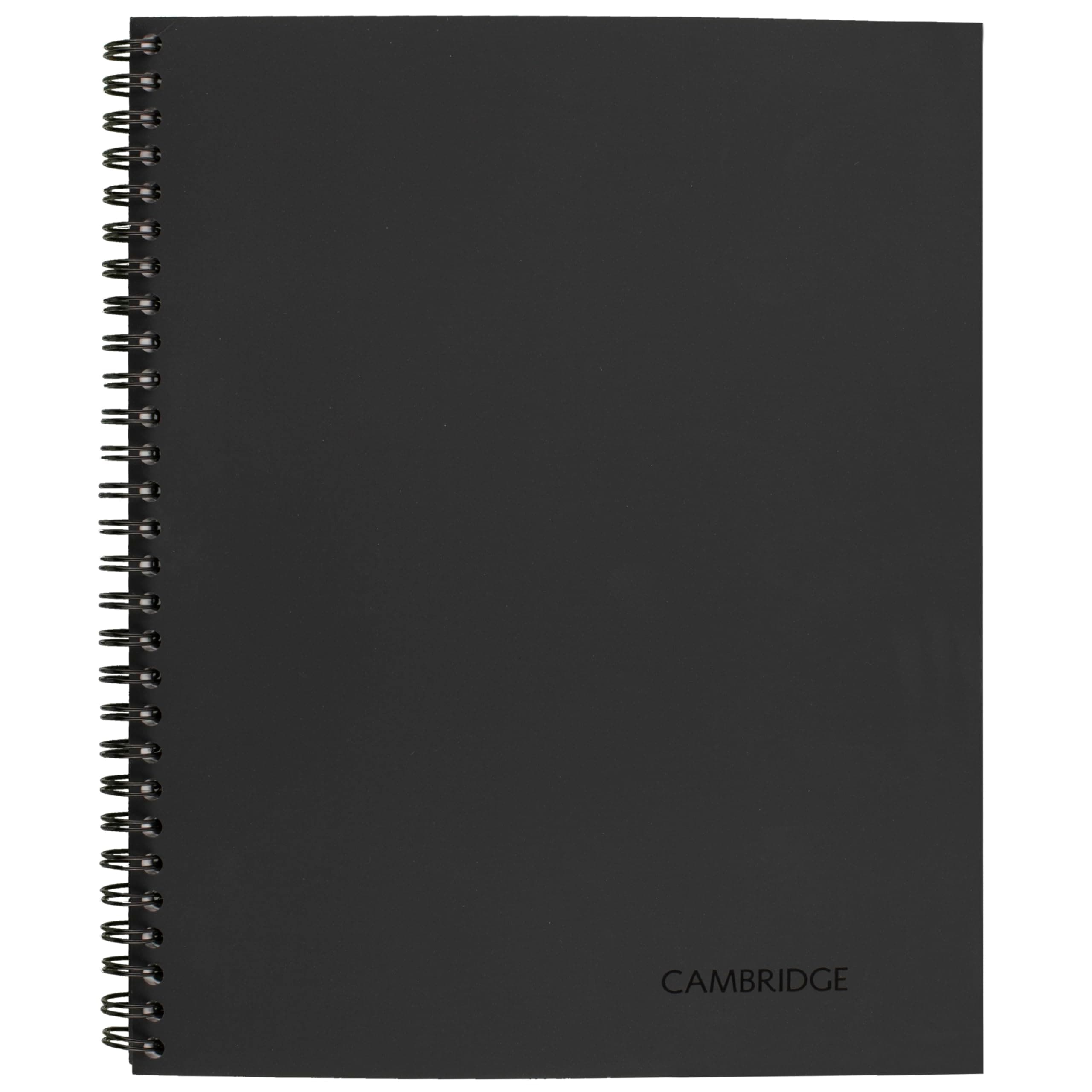 Cambridge Limited Business Notebook, Legal Ruled,6-5/8" x 9-1/2" Page Size, 80 Sheets, Wirebound, Gray (06672)
