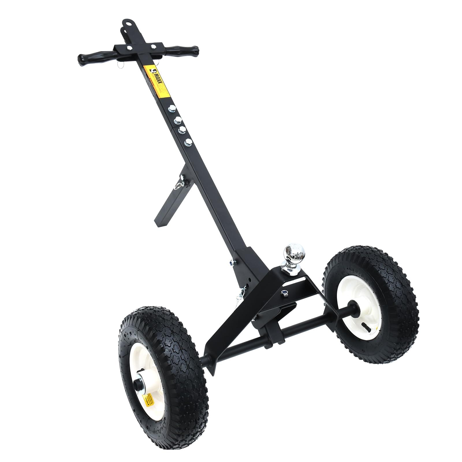 MaxxHaul 70881 Dual-Pull Trailer Dolly with 12" All Terrain Knobby Tires and 1-7/8" Hitch Ball - 600 lbs Capacity