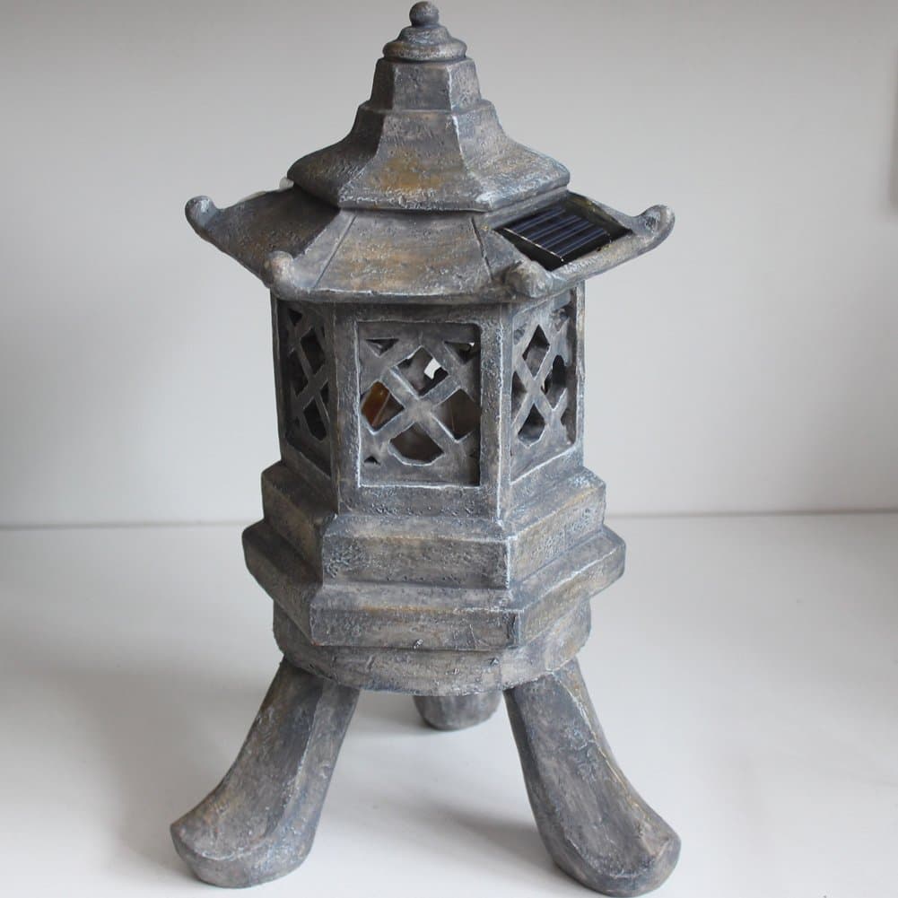 Solar Retro Pergola Statue Garden Light