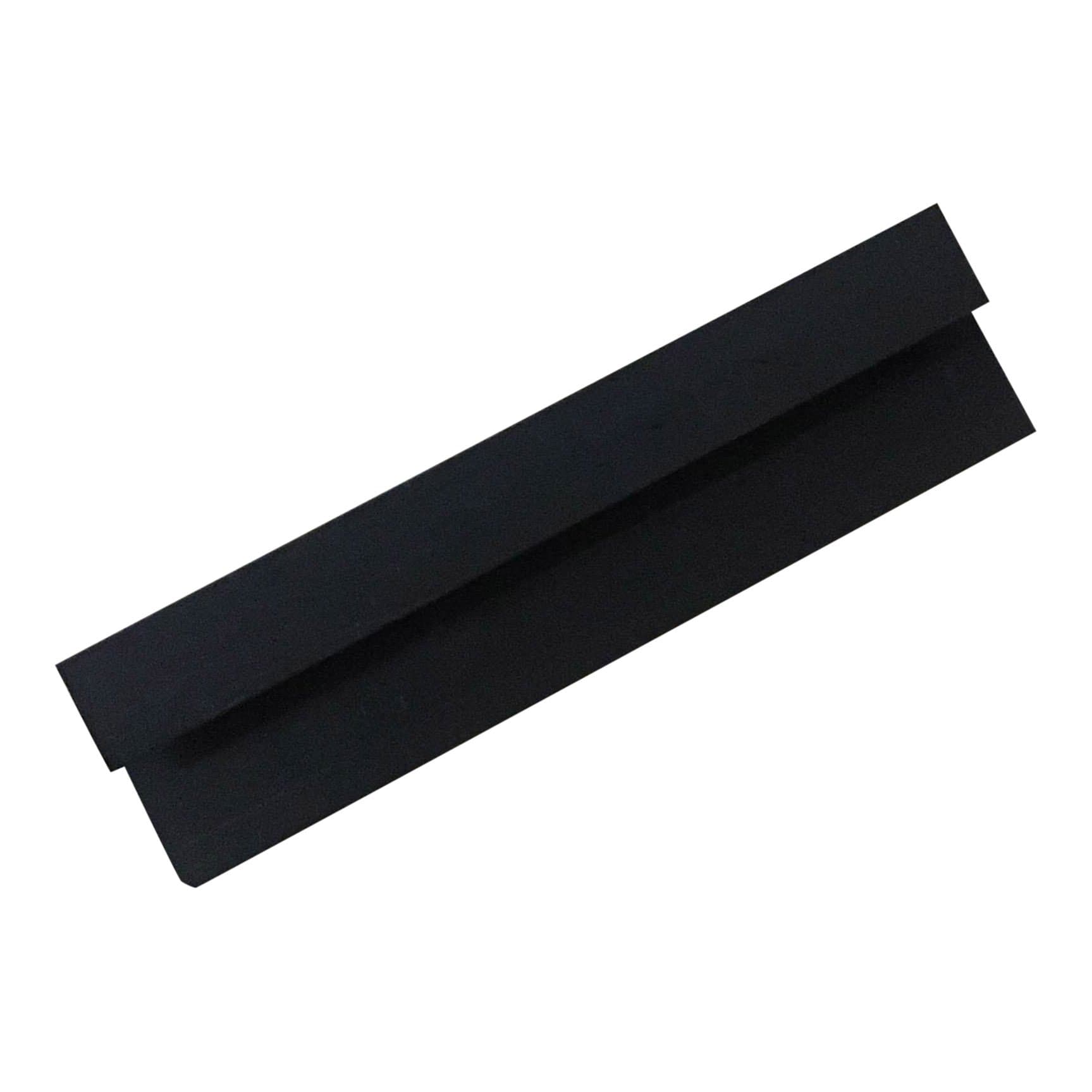DBS Black 5mm End Cap Trim 2.6m For Wall Panels Shower Bathroom Cladding PVC