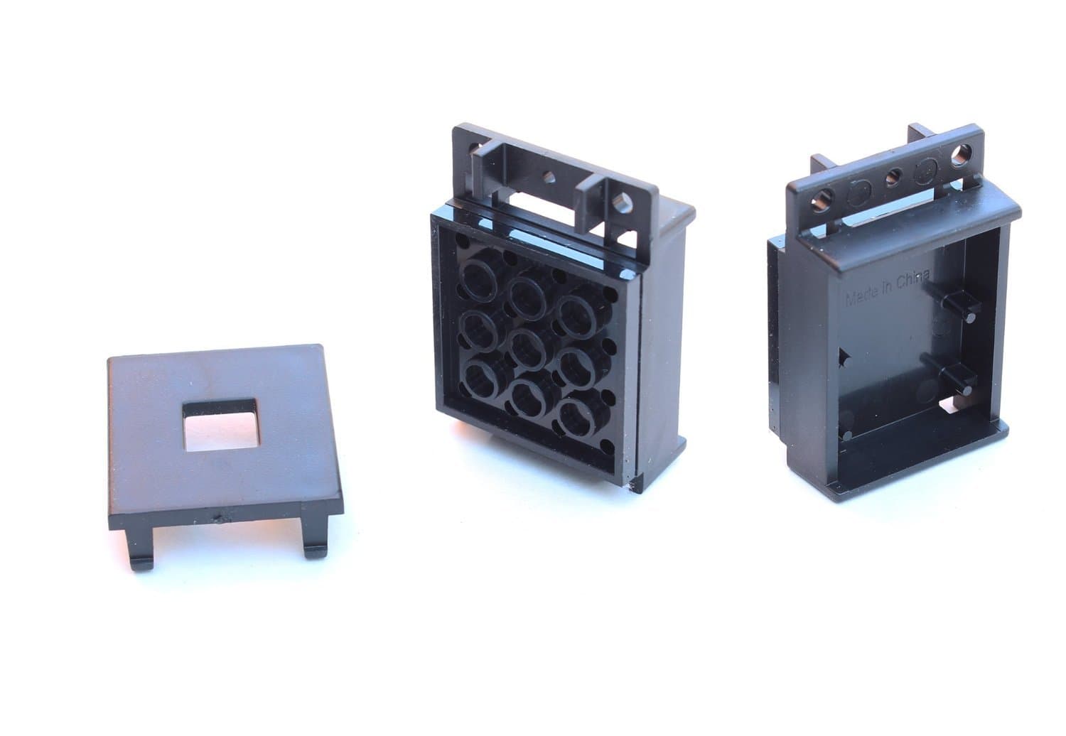 Building Block Compatible case for The Raspberry Pi Official Camera - Black