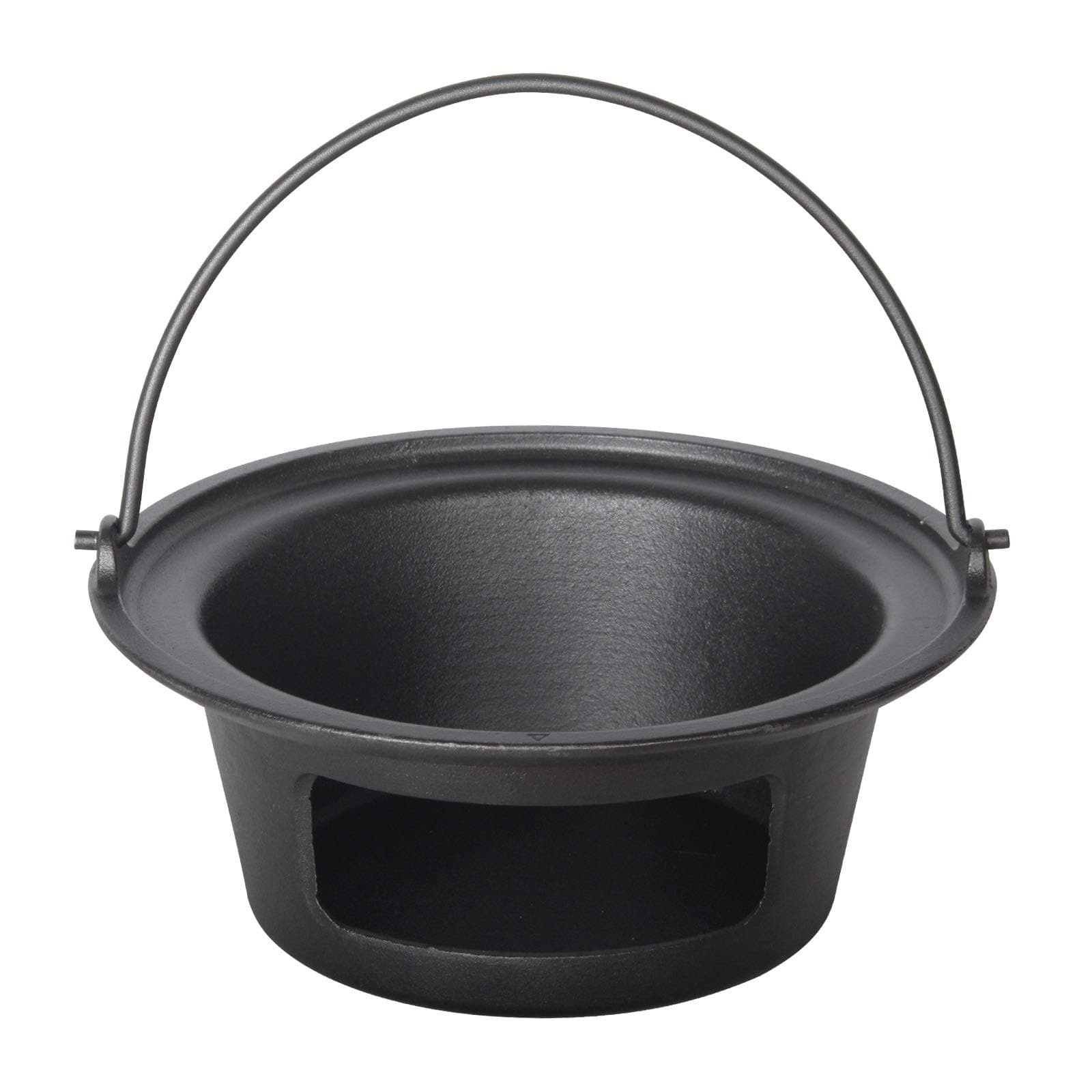 KAMaster Cast Iron Ash Can with Handle for Large Big GreenEggs,Charcoal Ash Pot Green Egg Accessories Must Haves,Perfectly Paired with Fire Grate/Charcoal Basket for Use | Quick & Easy Cleaning