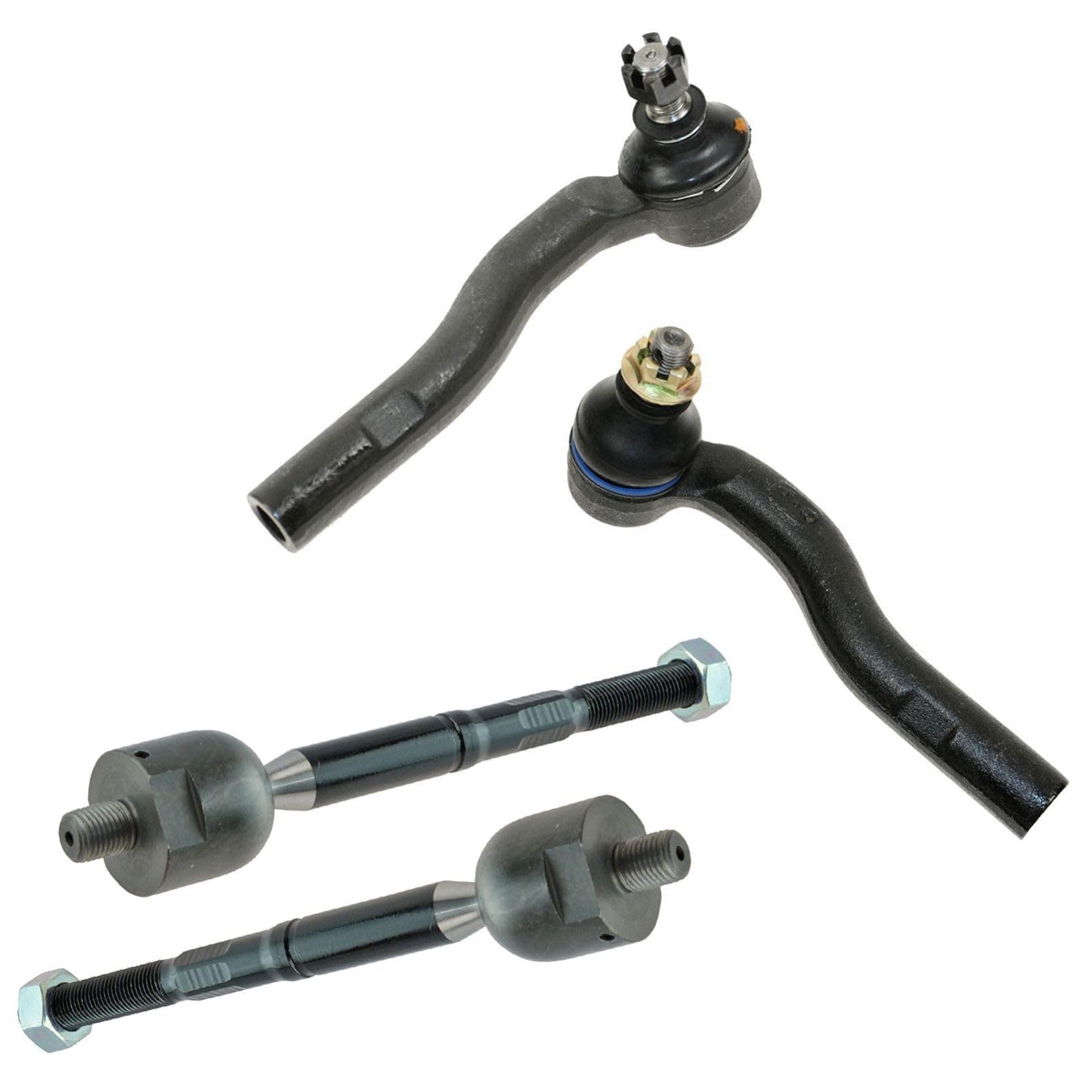 TRQ Front Inner and Outer Tie Rod Set 4 Piece Compatible with 2002-2010 Lexus SC430