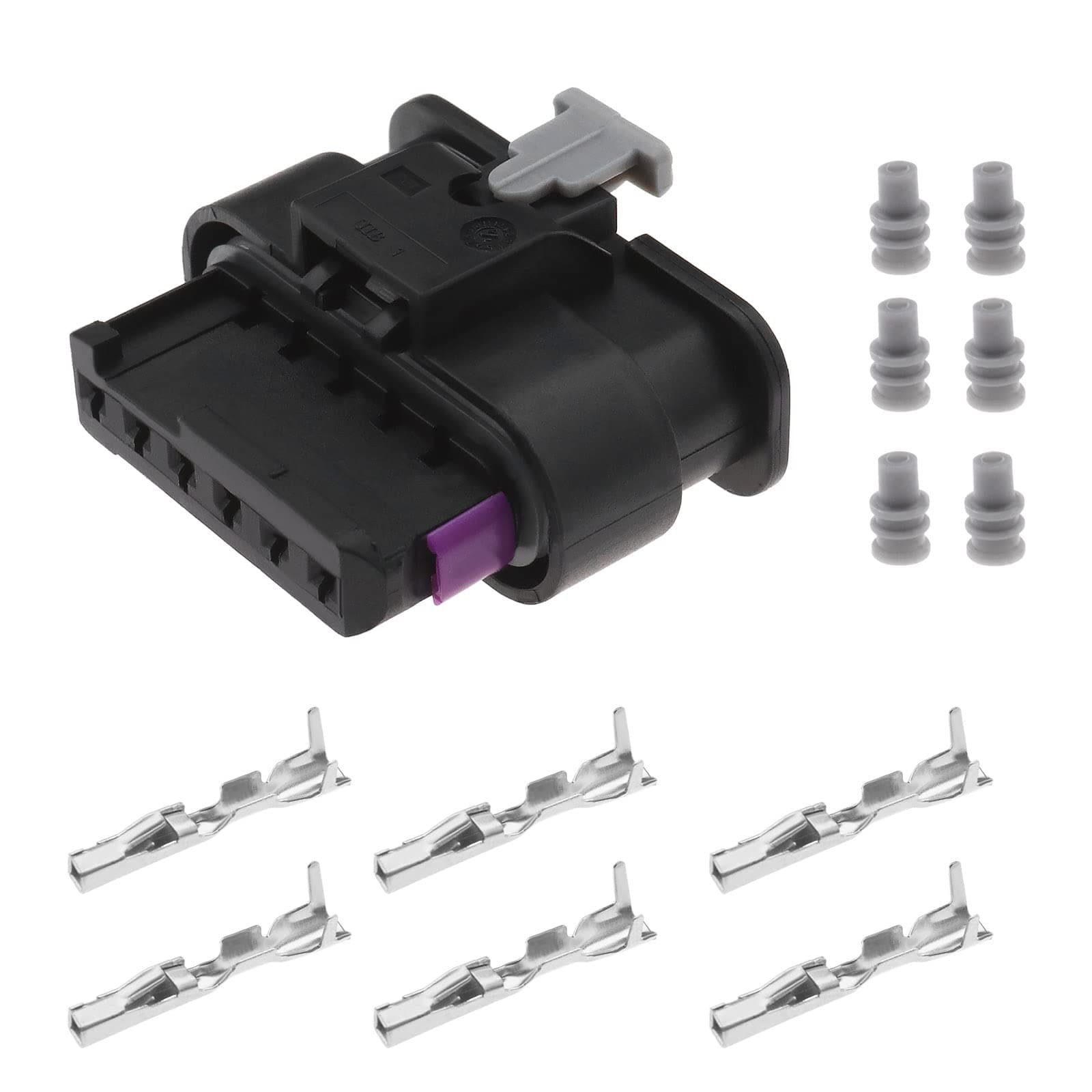 eMagTech 6 Pin Car Tail Light Rear Lamp Plug Connector 61132359993 Compatible with BMW 1 2 3 4 Series F20 F21 F22 F23 F28 M2 F30 F31 F32 F33 F36 6 Pin Electrical Connector