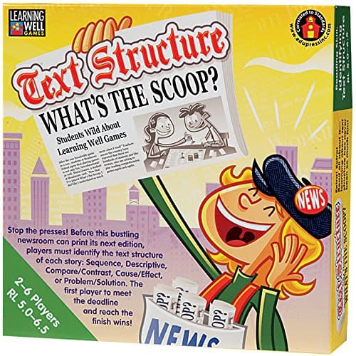 Text Structure What's the Scoop Game