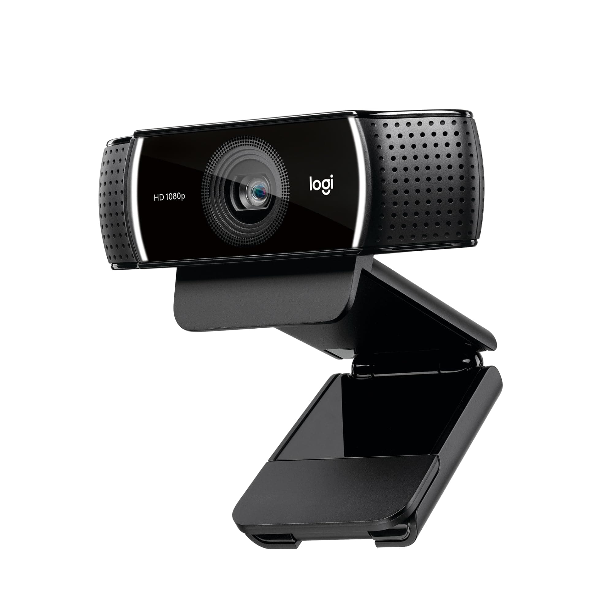 C922 Pro Stream Webcam, 1080p/30fps or 720p/60fps Hyperfast Streaming, Stereo Audio, HD Light Correction, Autofocus, For YouTube, Twitch, XSplit, PC/Mac/Laptop/Macbook/Tablet - Black