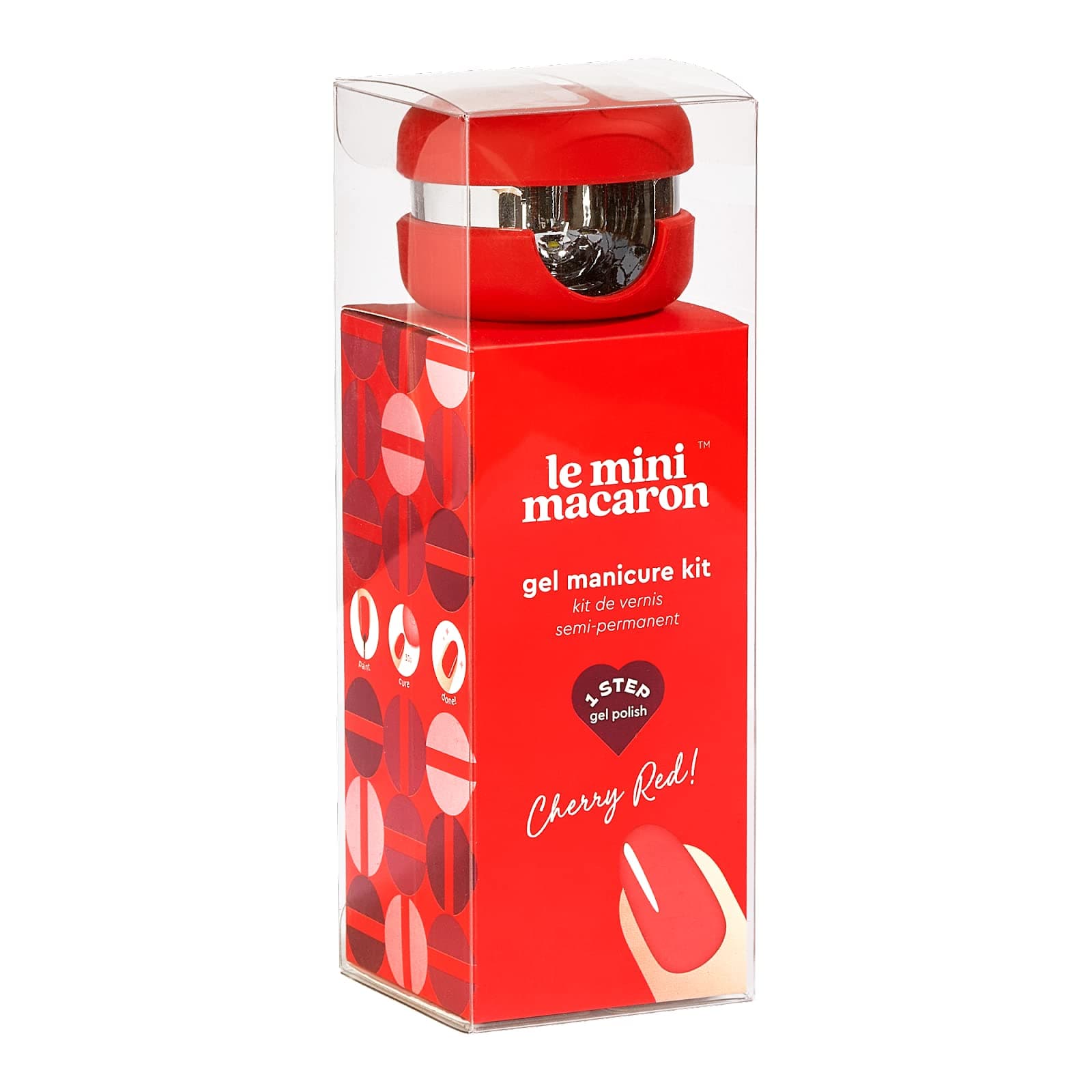 Le Mini Macaron DIY Gel Manicure Kit (Cherry Red)