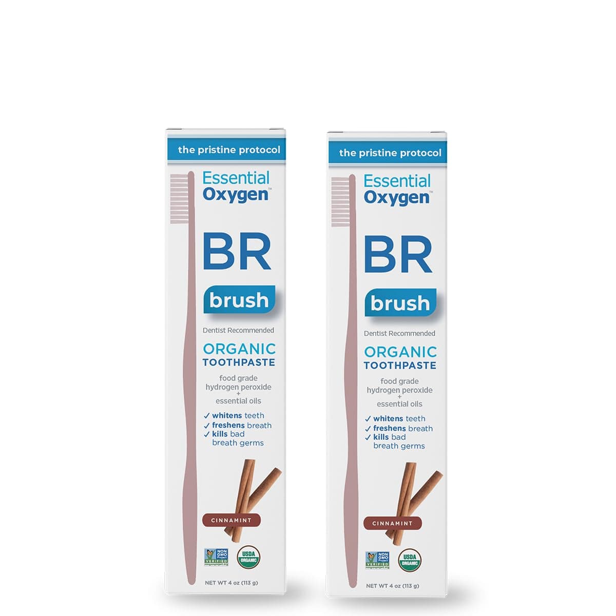 BR Organic Low Abrasion Toothpaste Cinnamint