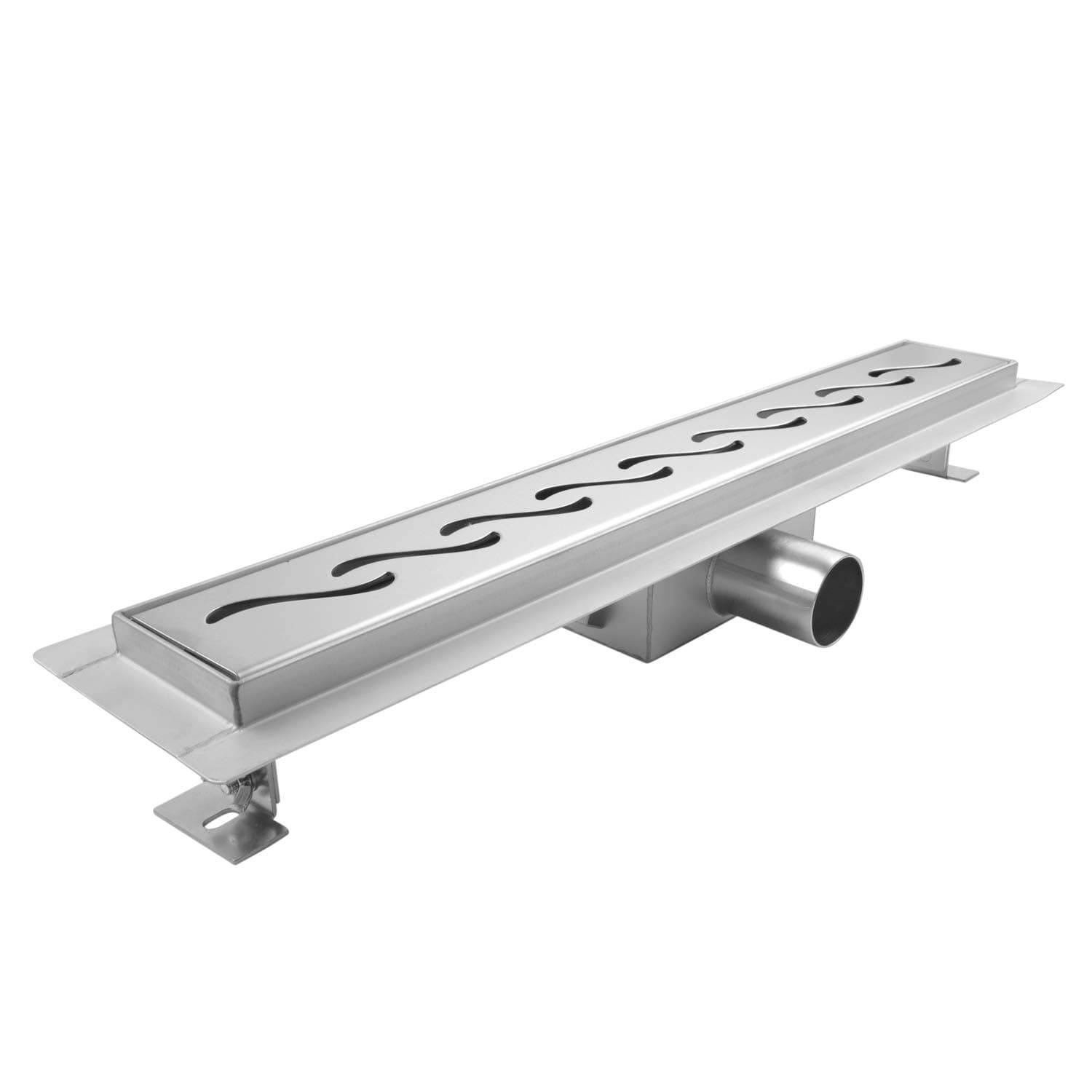 Shower drain, silver