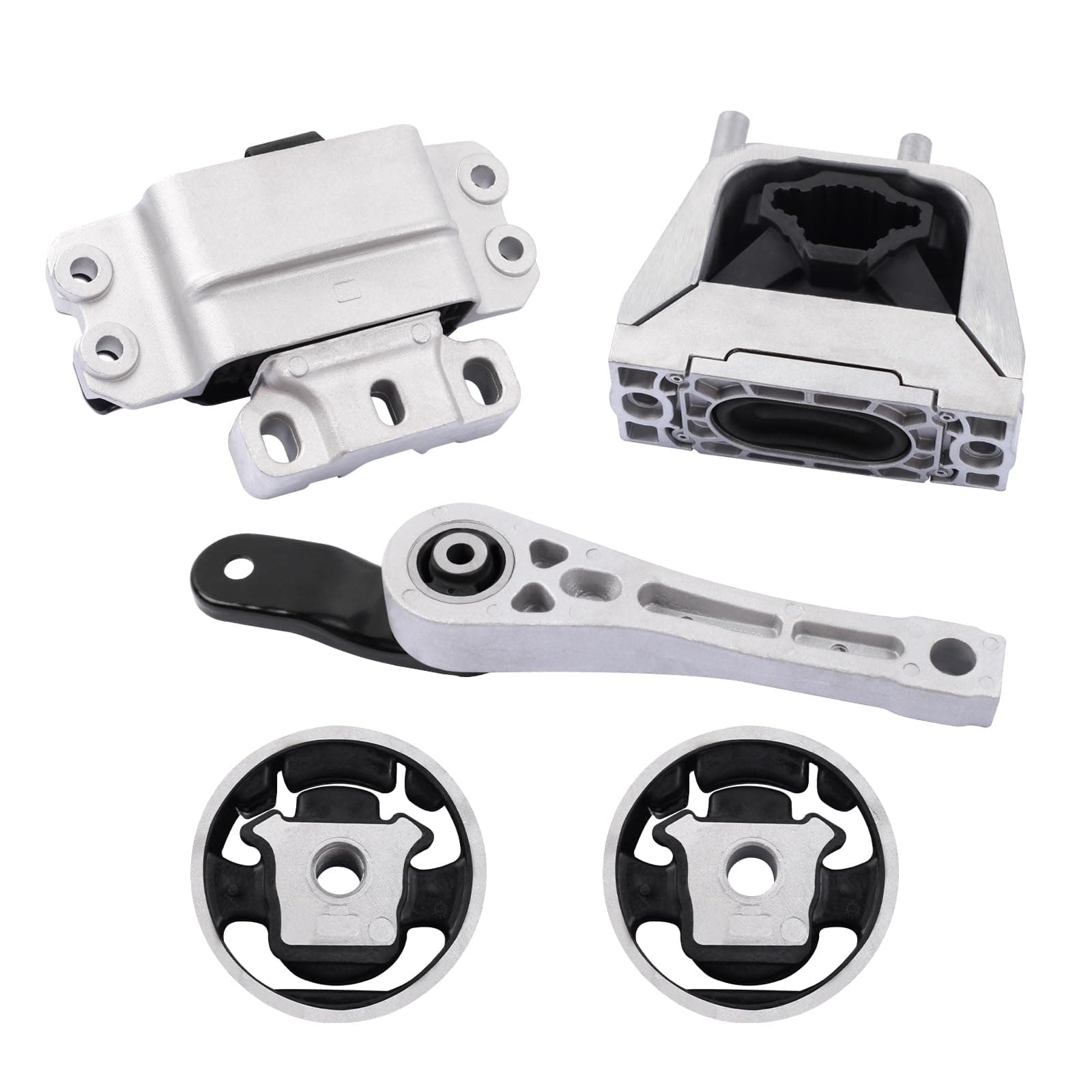 5pc Engine Motor & Transmission Mount Kit for 2005-2010 Jetta 2.0L Beetle 2.5L 2006-2014 Golf 2.5L 2012-2014 Passat 2006-2009 Rabbit
