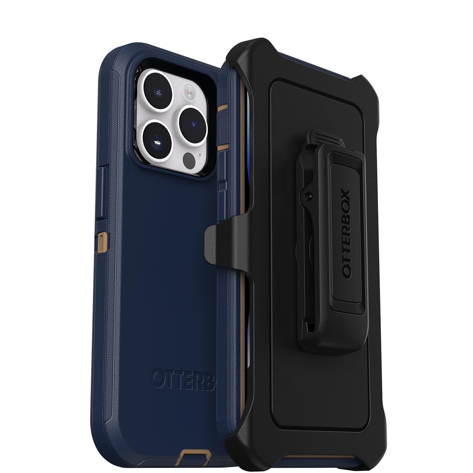 OtterBox DEFENDER SERIES SCREENLESS EDITION for iPhone 14 Pro (ONLY) - BLUE SUEDE SHOES (Blue)