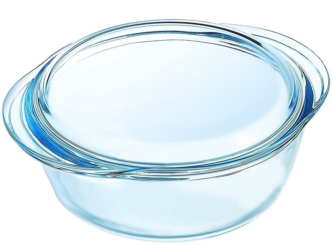 Pyrex Essentials Round Casserole 2.1L Lid Cooking Bakeware Dish Dinner Oven Party Food Cookware Kitchen Home