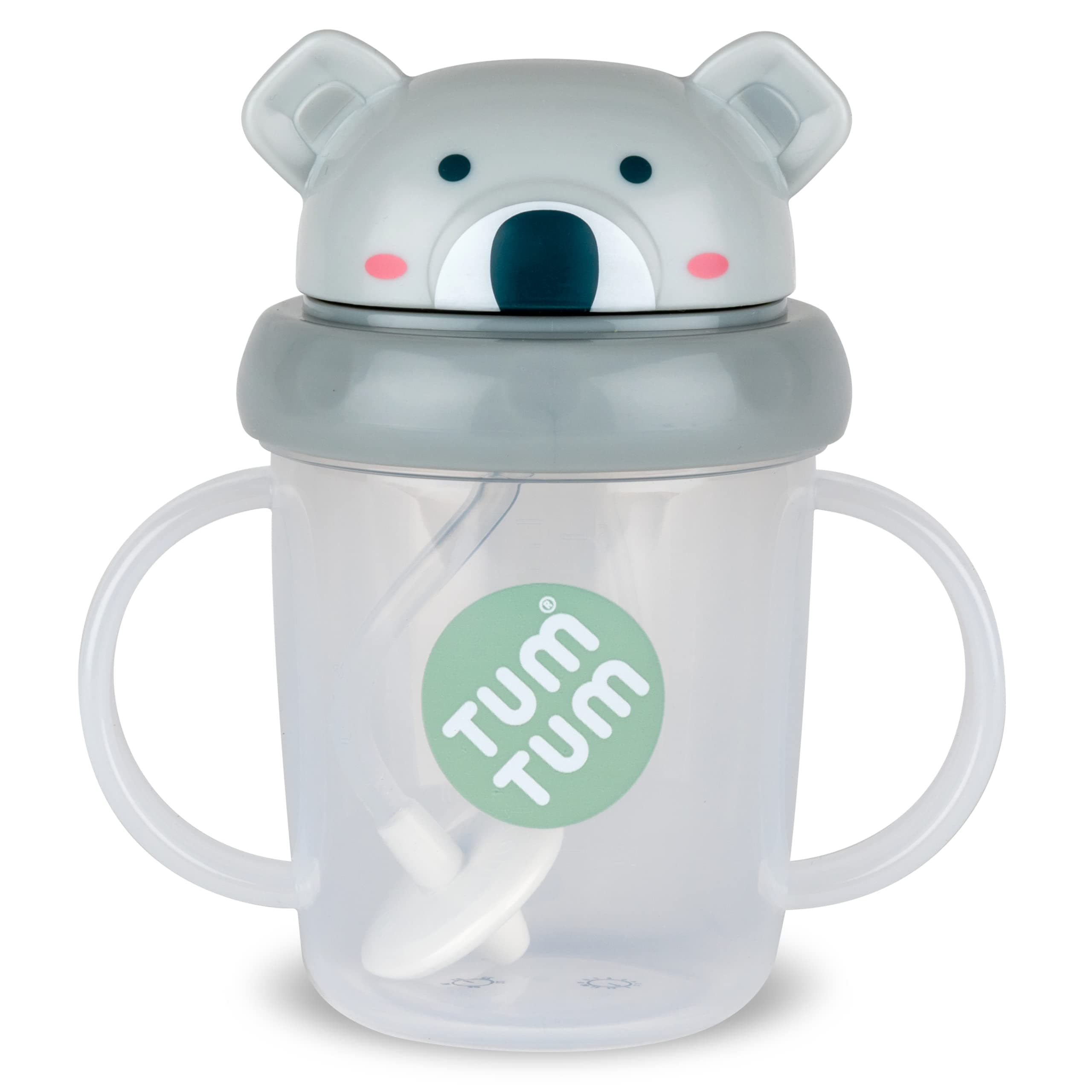 TUM TUM Tippy Up Free Flow Sippy Cup (No Valve), Sippy Cup for Toddlers, BPA Free (Kev Koala 200ml)