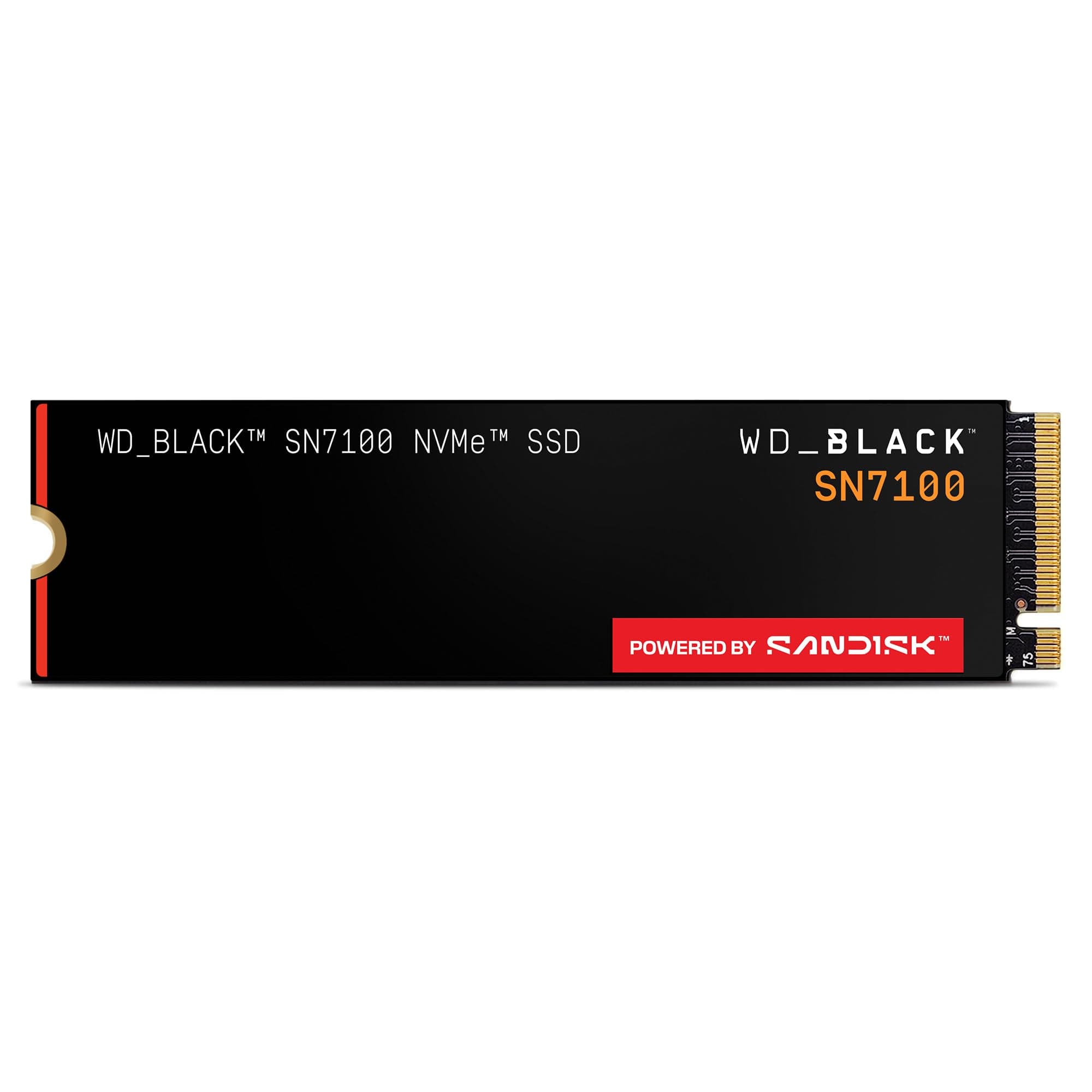 WD_BLACK 500GB SN7100 NVMe Internal Gaming SSD Solid State Drive - Gen4 PCIe, M.2 2280 Up to 6800MB/s - WDS500G4X0E