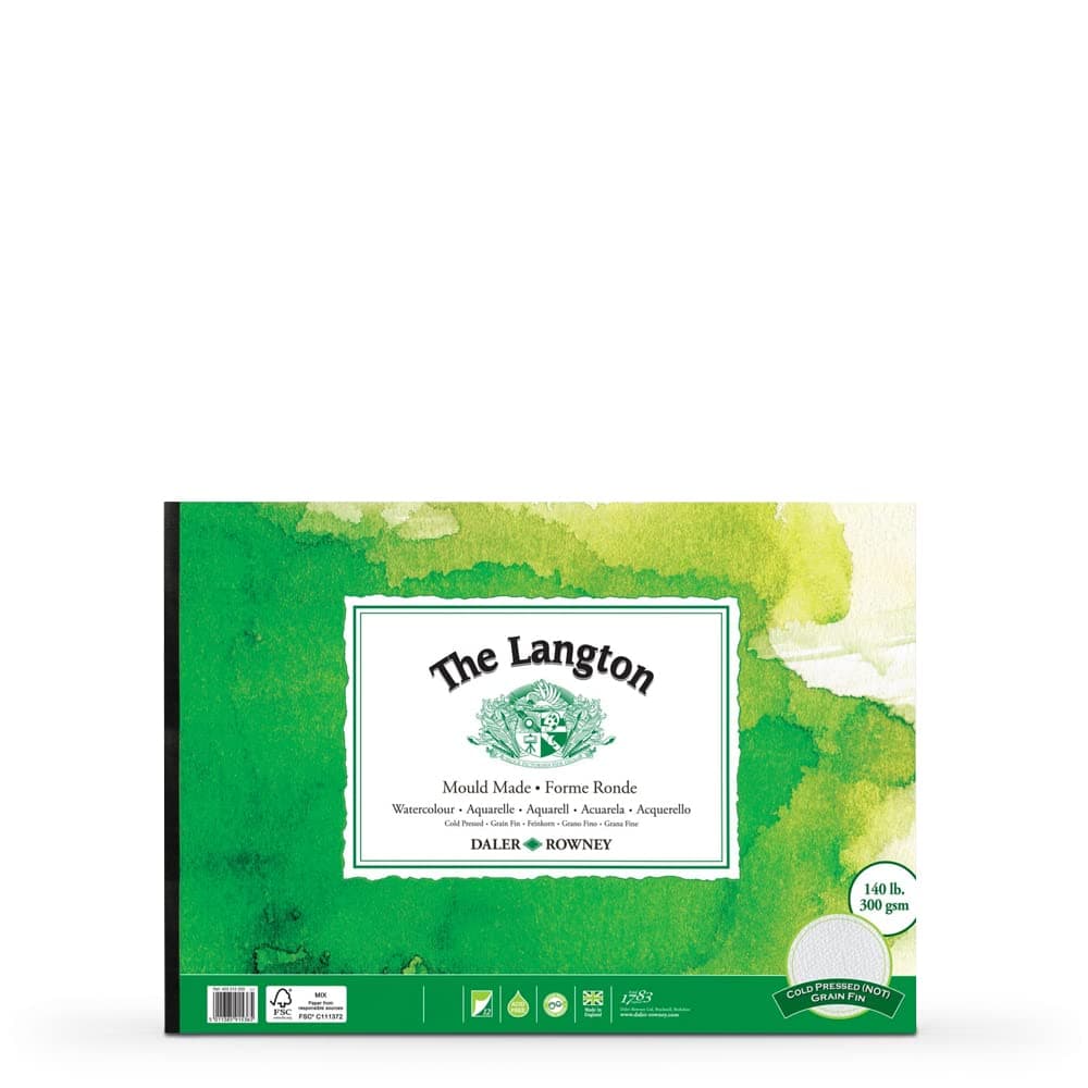 DR Langton Gummed Pad Not - A4, GDALGPA4