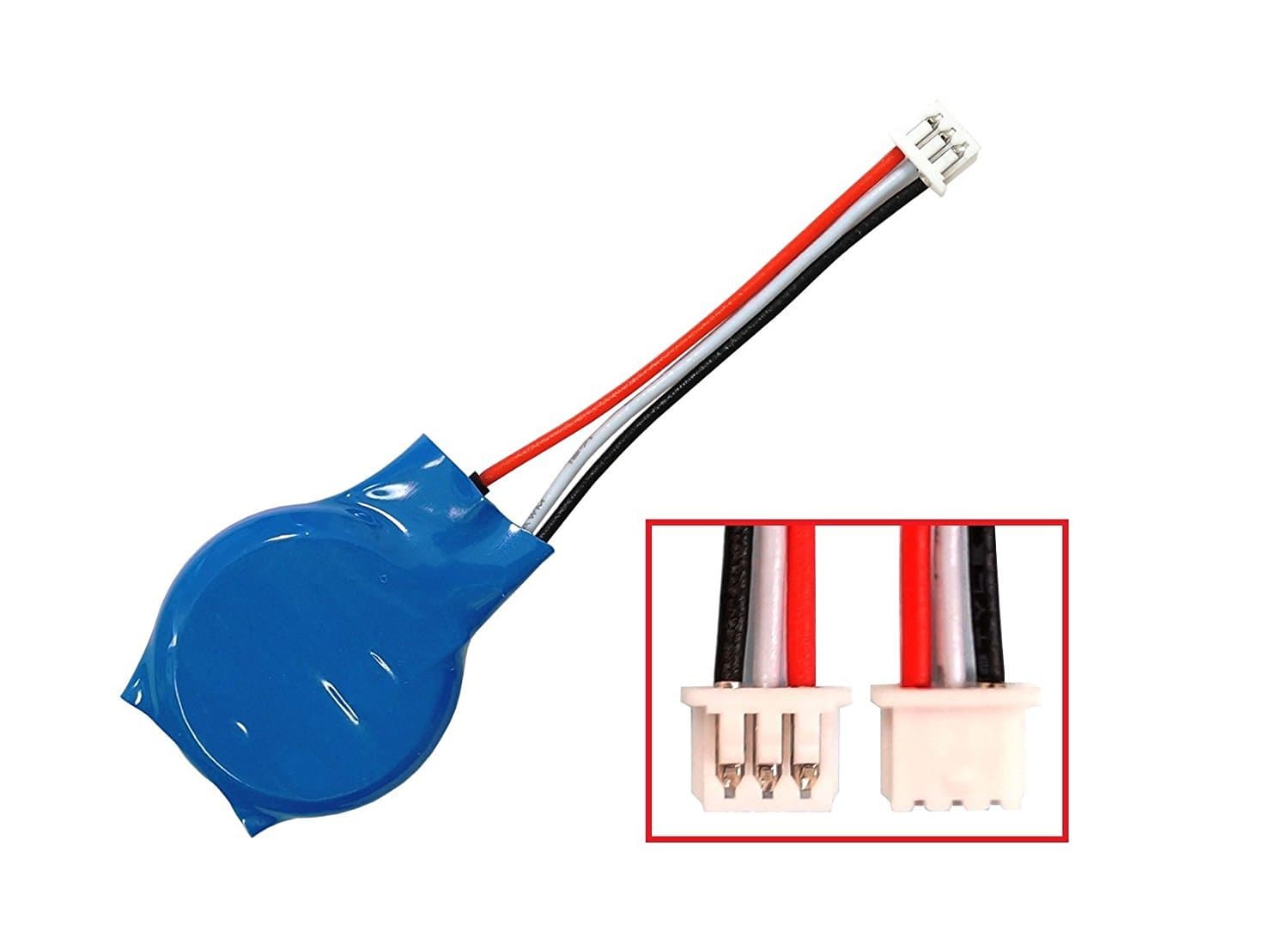 Replacement CMOS Battery for DELL Latitude E6510 E6410 E6500 E6400 E5510 E5500 E5410 E5400 Backup Reserve Button Cell Batteries 3 Pins 3 Wires