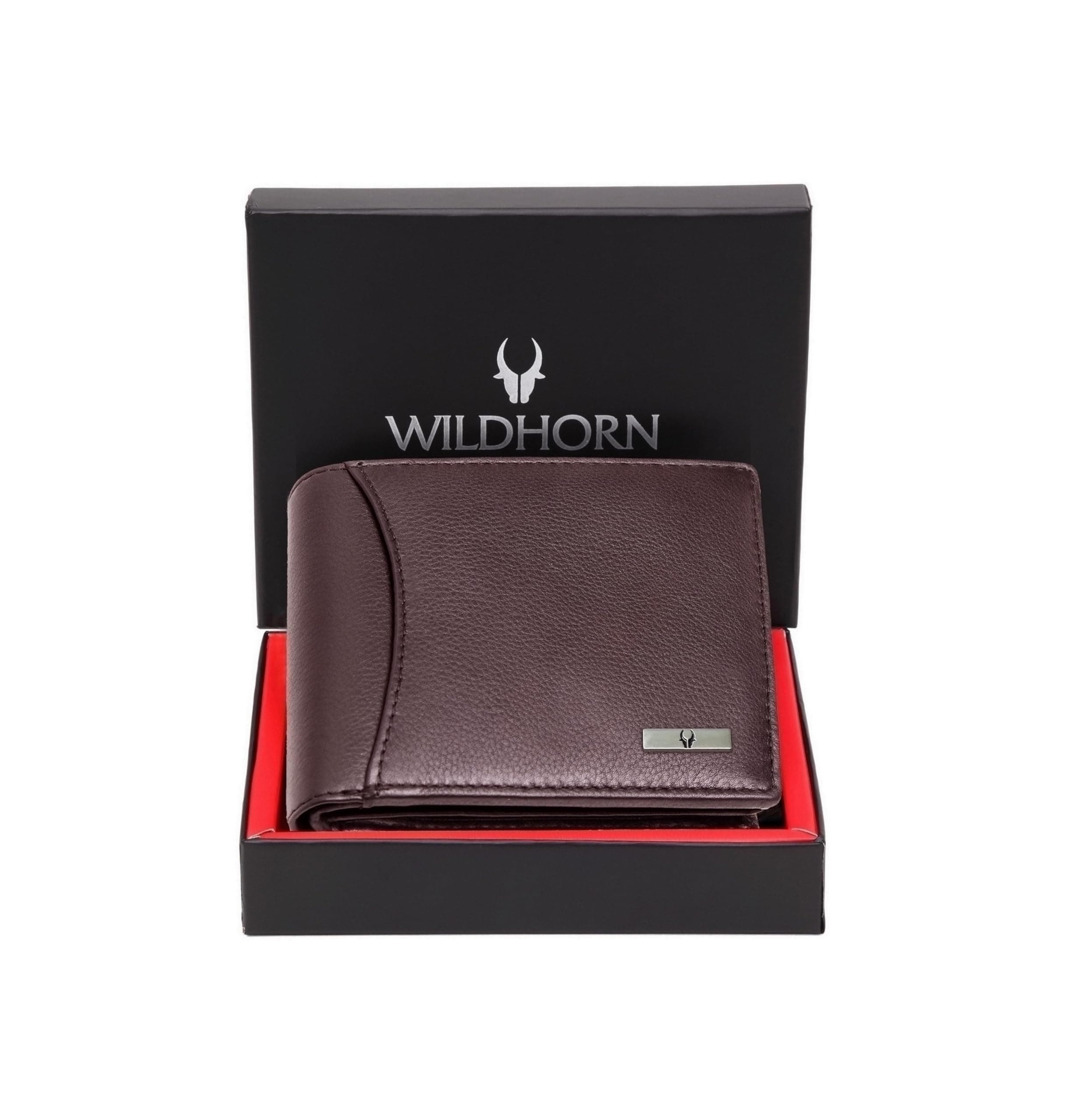 WildHorn Rfid Protected Leather Wallet For Men, Brown