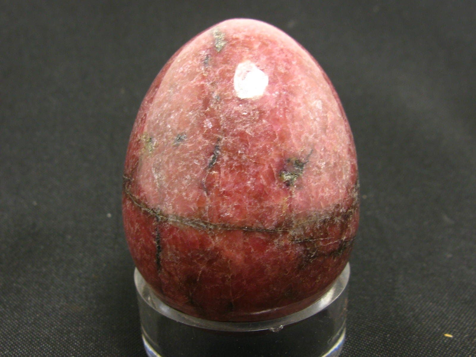 Pink Rhodonite Rodonite Egg From Canada - 1.8"