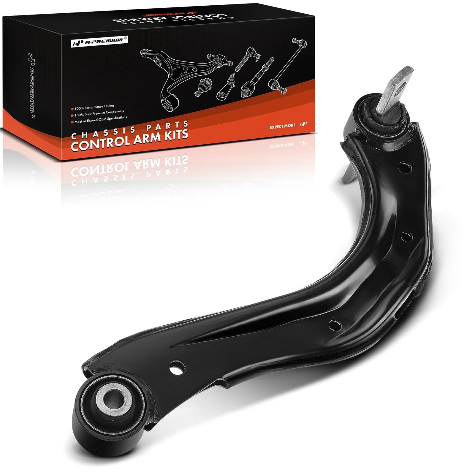 A-Premium Rear Left Upper Control Arm, with Bushing, Compatible with Honda Civic 2006 2007 2008 2009 2010 2011