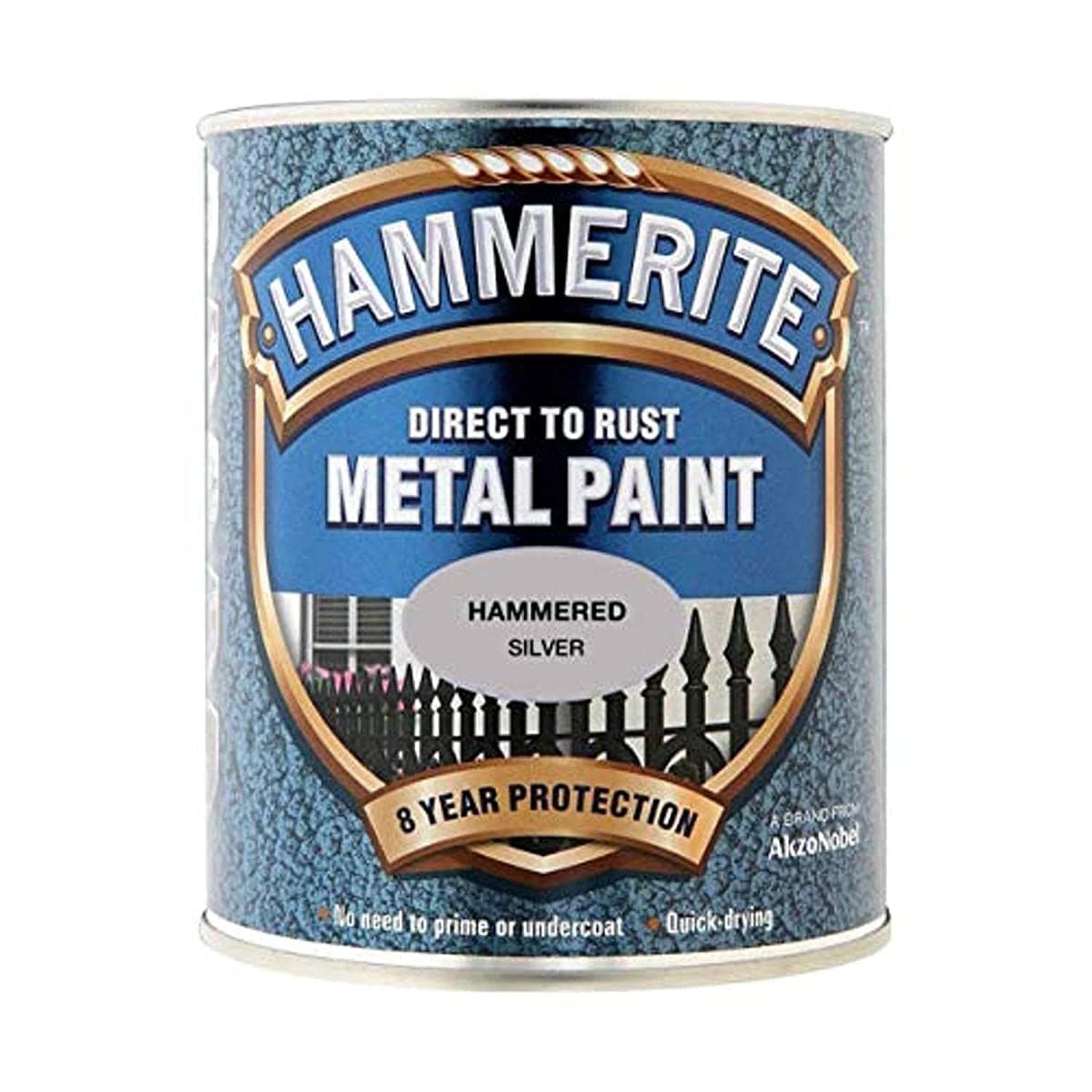 Metal Paint Hammered Silver 750Ml