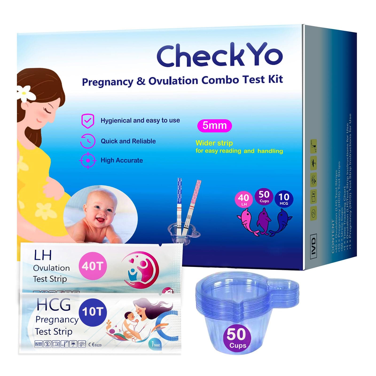 Pregnancy& Ovulation strips Combo