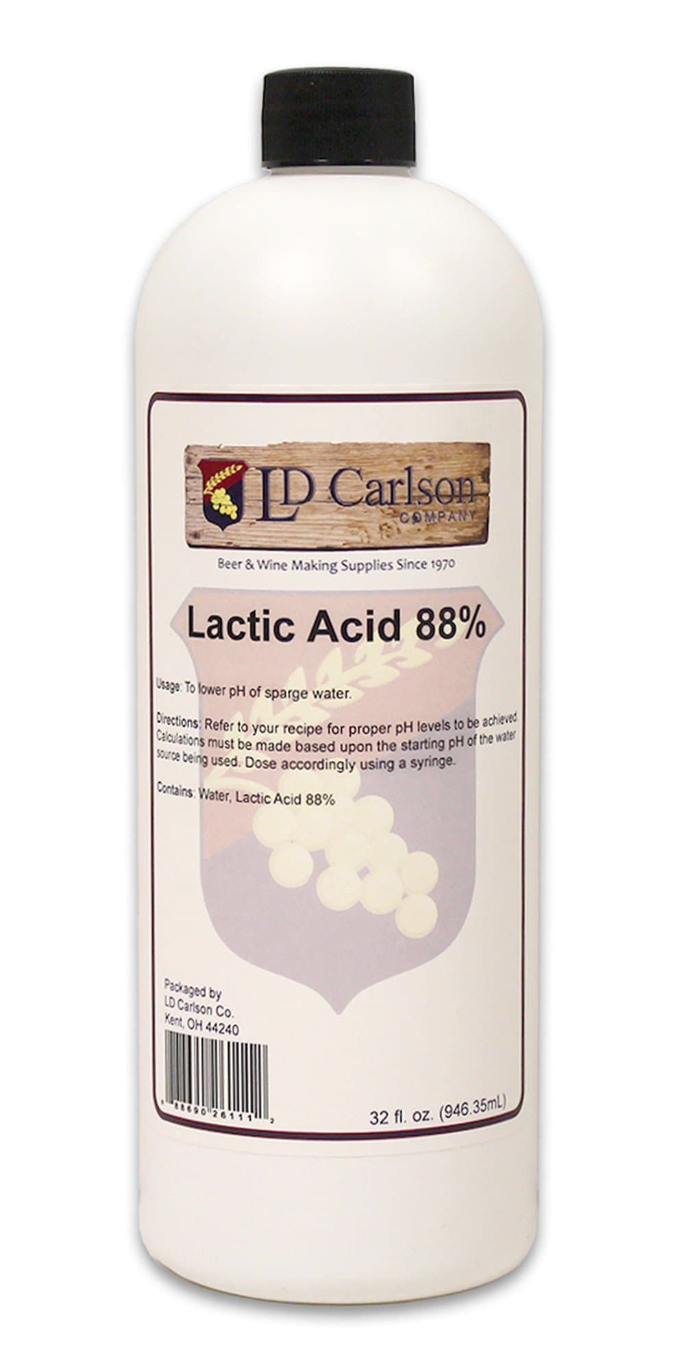 Wine And Beer Making Lactic Acid 88% 32oz
