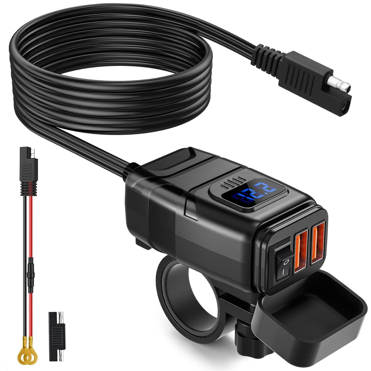 SAE To Dual USB A Adapter