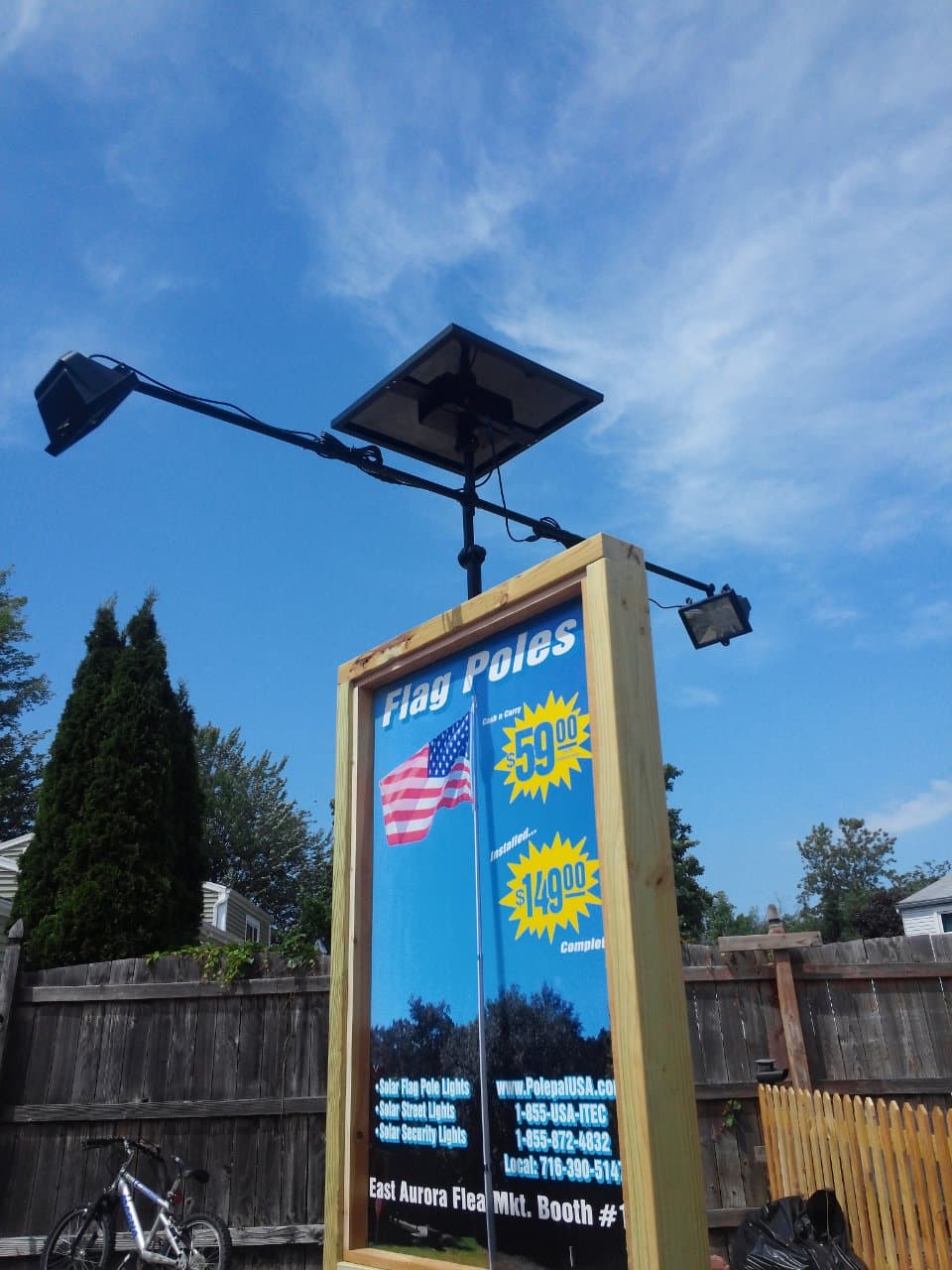 PolePalUSA Commercial Solar Billboard Light 2