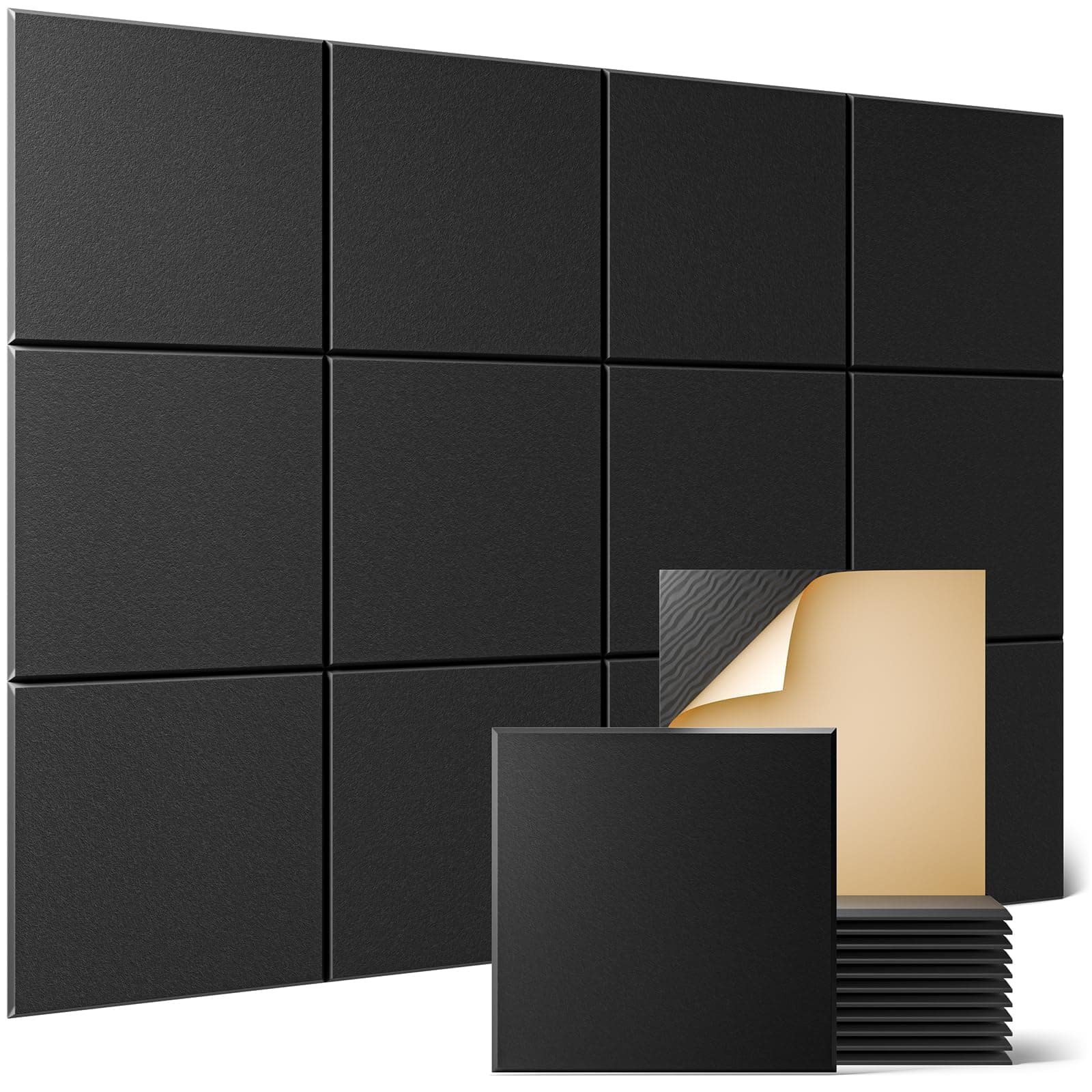 Sonicism Acoustic wall panels (Black)