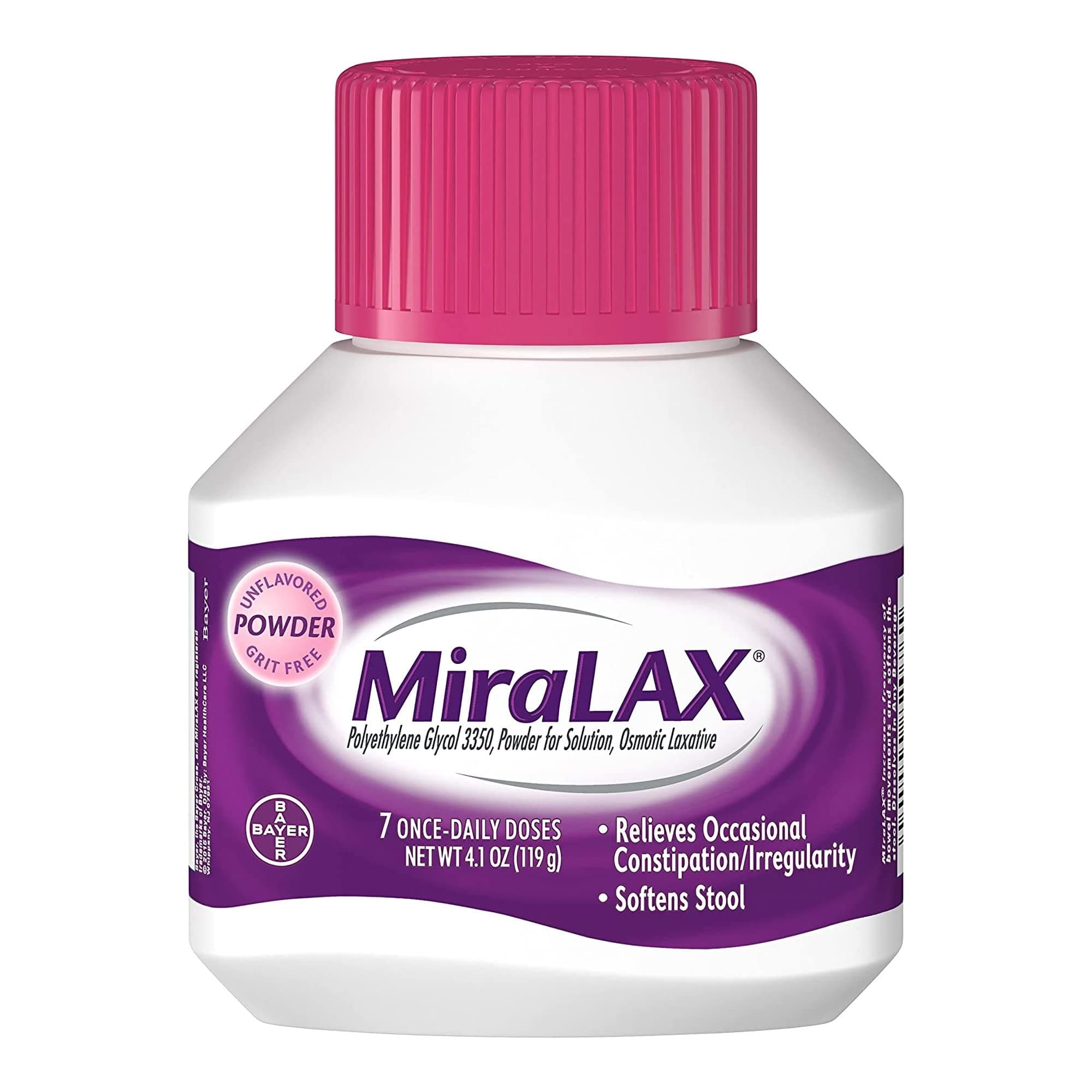 MIRALAX 7DOSE 4.1OZ (119G) 3PC INNER