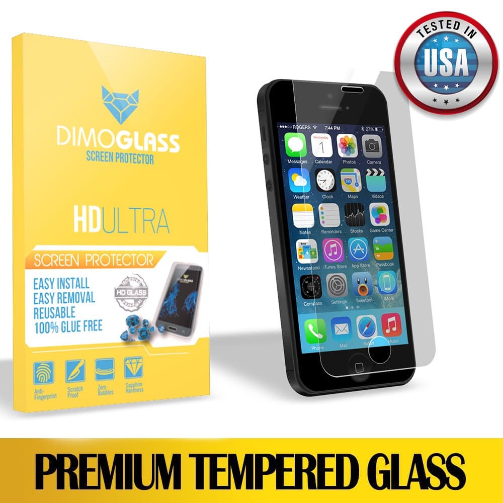Tempered Glass-Sapphire Screen Protector for iPhone 5c - Ultra HD