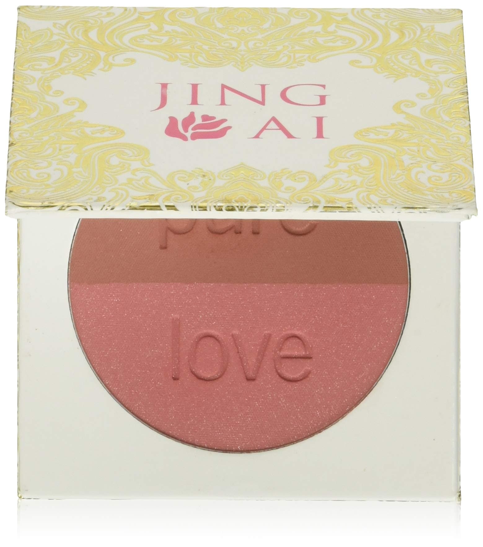 Compact Makeup Mirror For Purses - And Blush By Jing Ai Cosmetics - 2 Shades For Light, Medium, Dark Skin Benefit All Face Complexions Paraben Gluten & Cruelty Free Vegan Formula (Prima Donna)