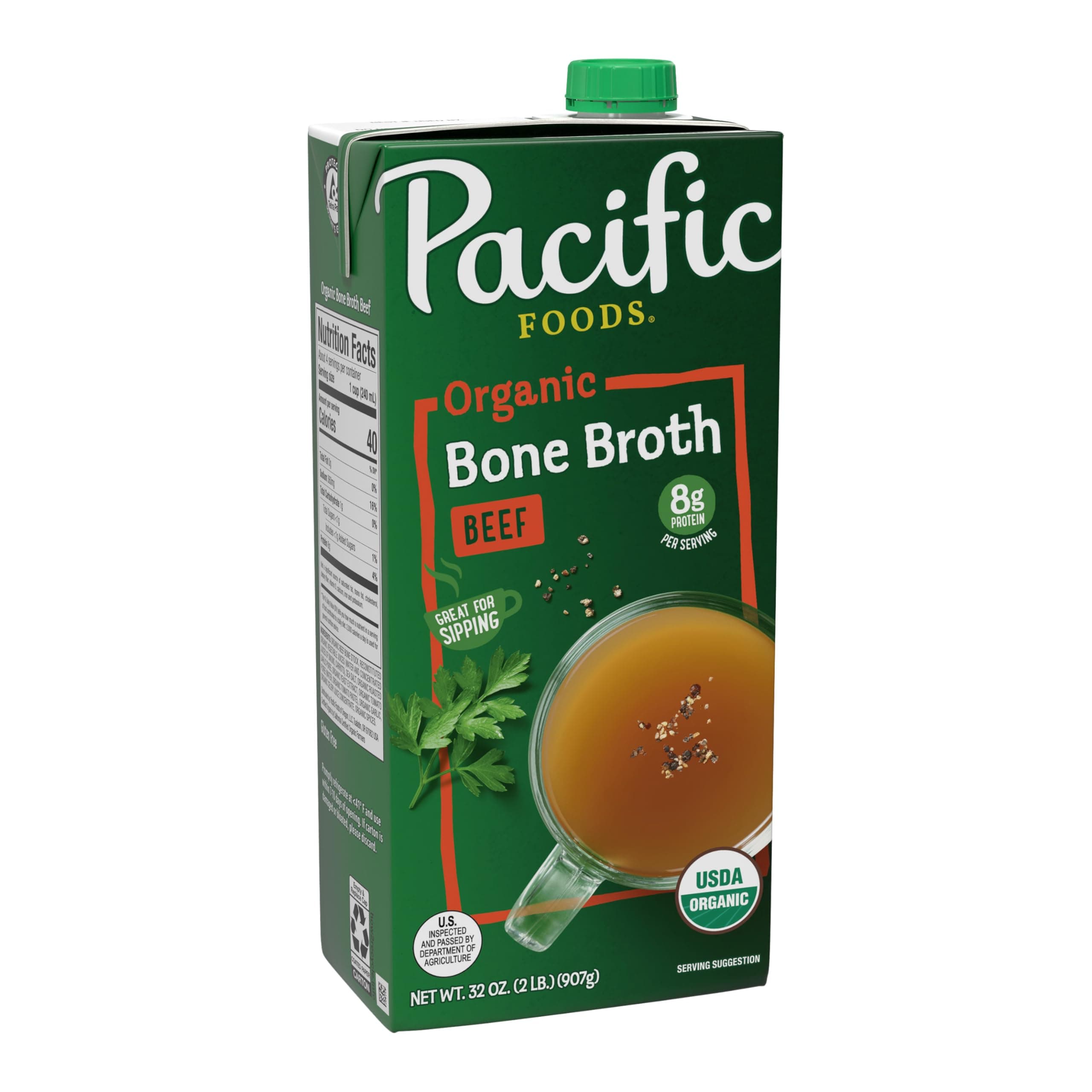 Organic Beef Bone Broth, 32oz