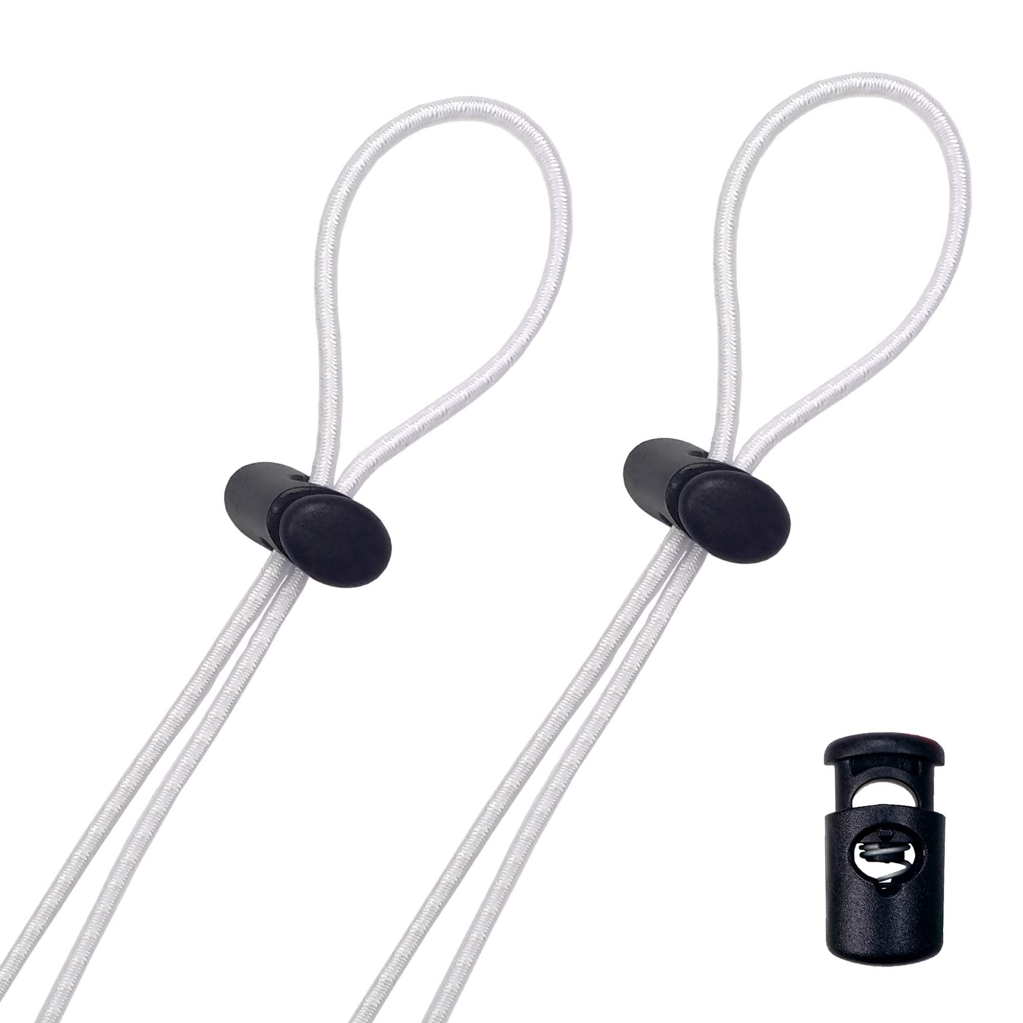 Flow Goggle Strap Kit (2-Pack) - Replacement Bungee Cord Straps for Swim Goggles