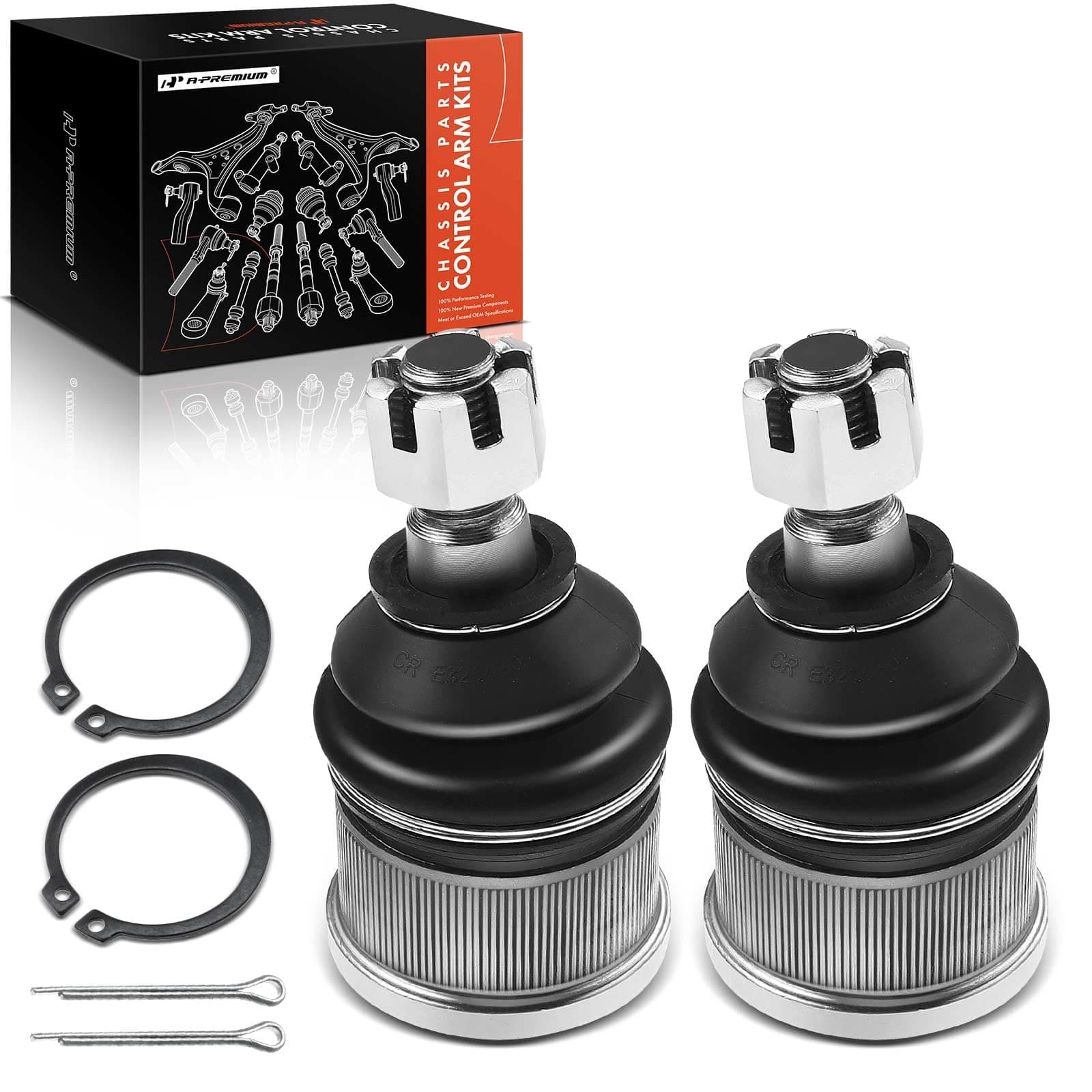 A-Premium Front Lower Ball Joints Compatible with Honda CR-V 1997-2001 Civic 1992-2000 Civic del Sol 1993-1997 Acura Integra 1994-2001 EL 2-PC Set