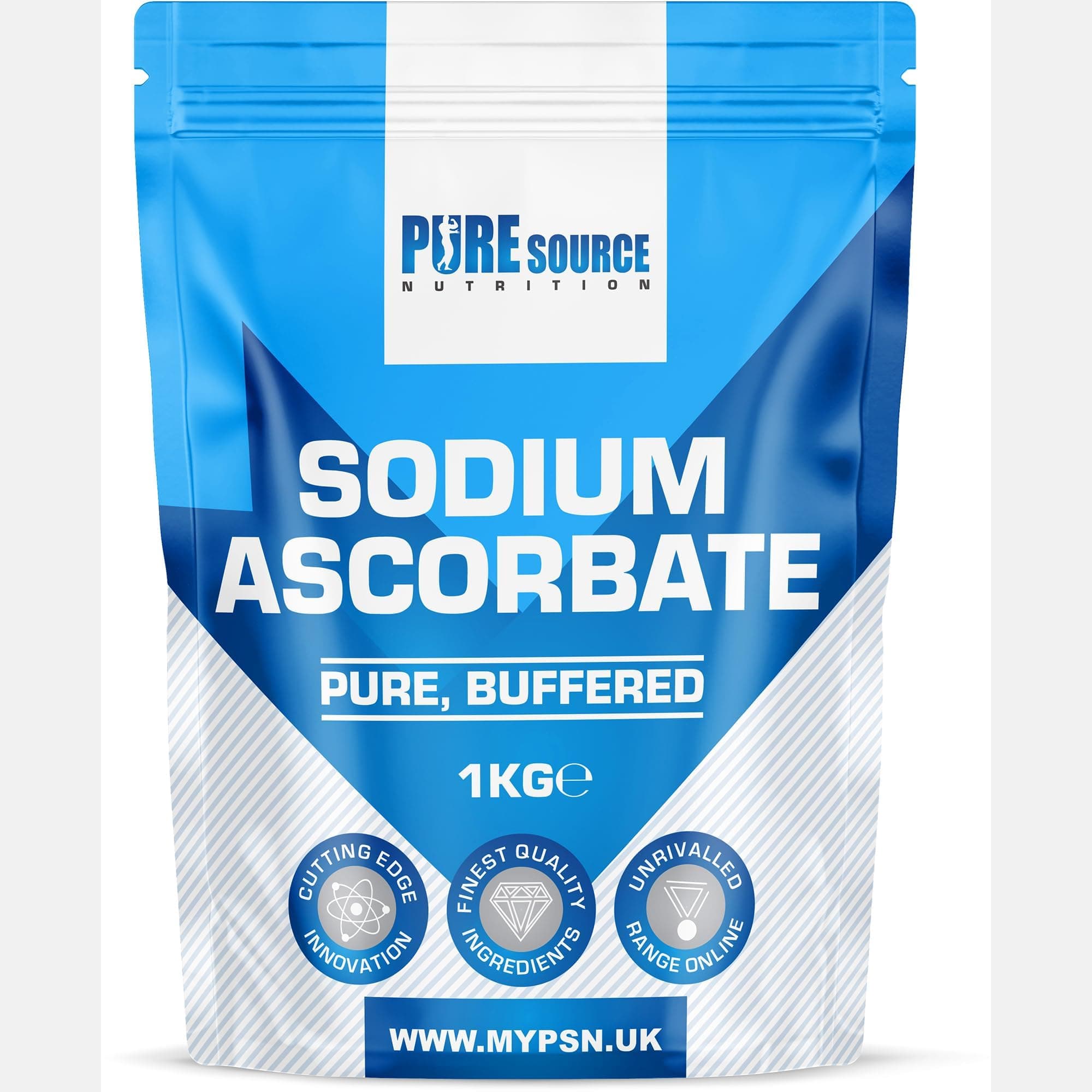 Pure Sodium Ascorbate Food Buffered Vitamin C L Ascorbic Acid Powder Food Grade 1kg / 1000g Vegan Supplements