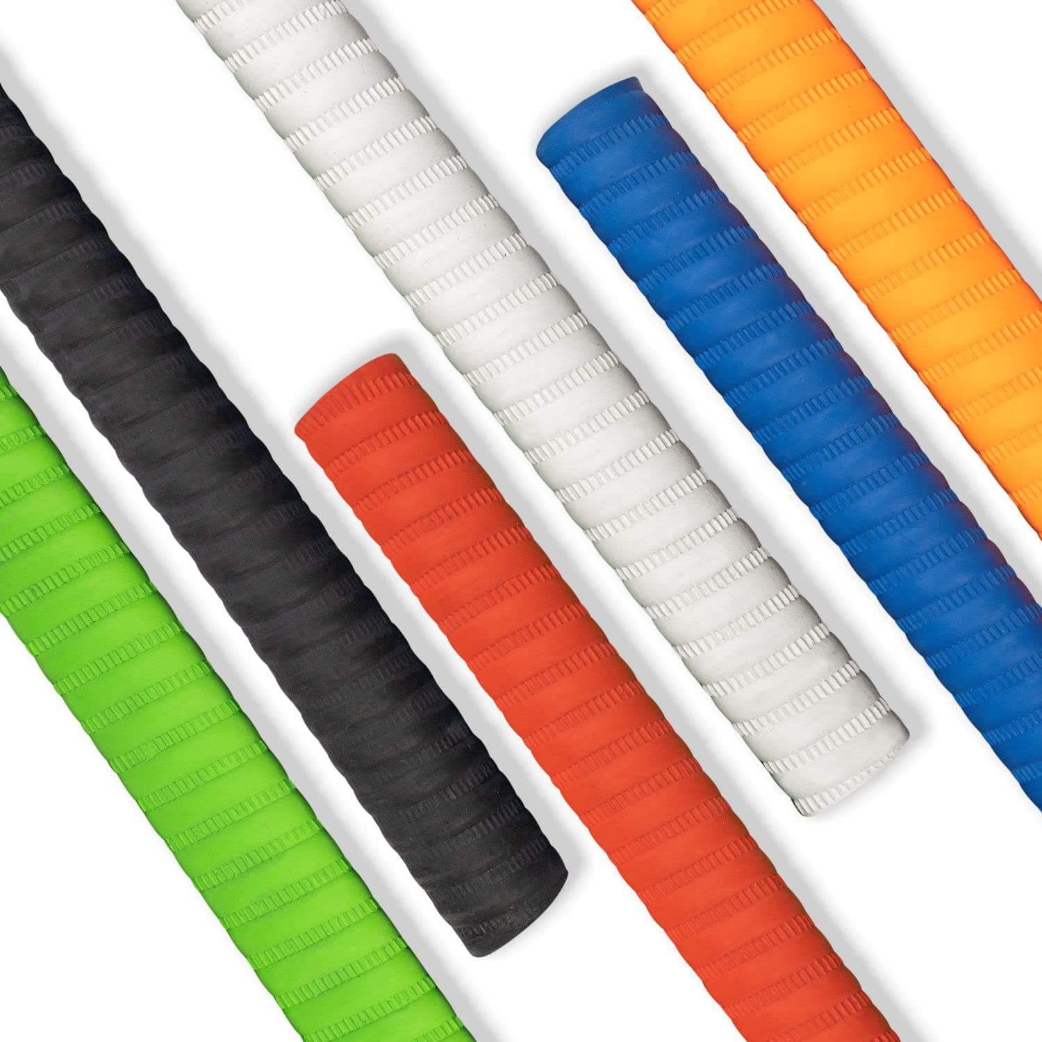 Vector X Multicolor Rubber Cushioned Cricket Bat Grip (Pack of 6)