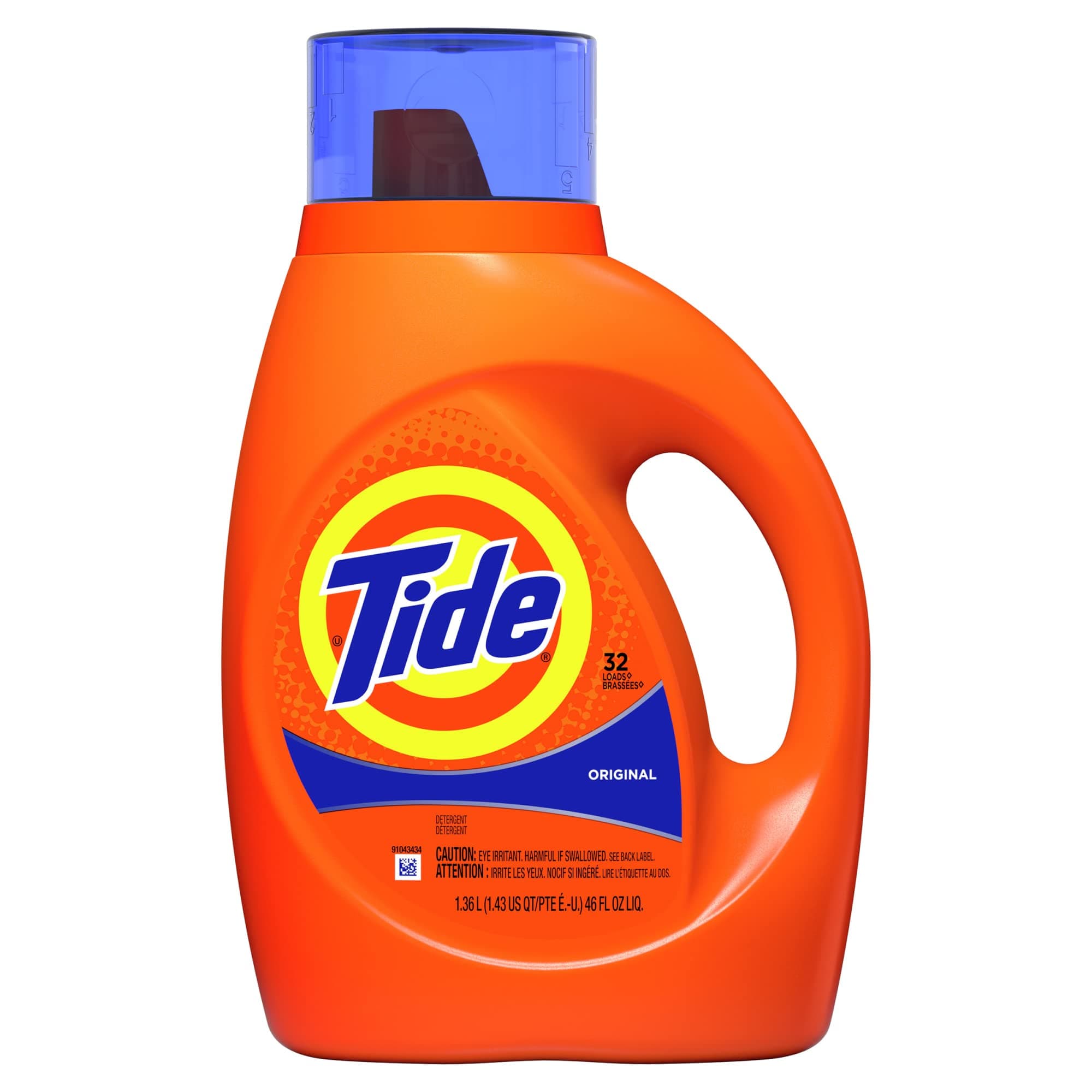 Tide Original Scent Liquid Laundry Detergent, 32 loads, 50 fl oz (Packaging May Vary)