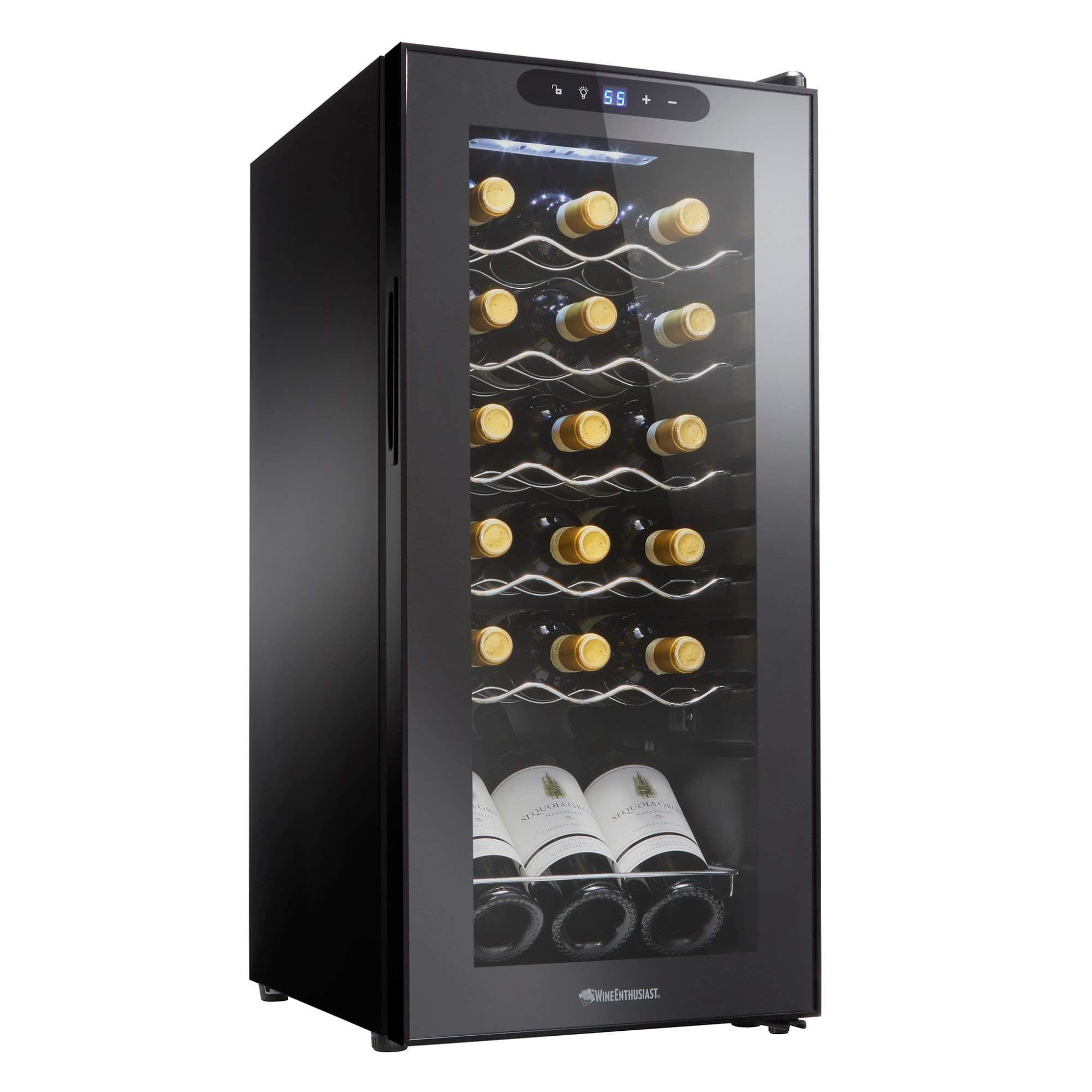 18-Bottle Single Zone Compressor Wine Cooler