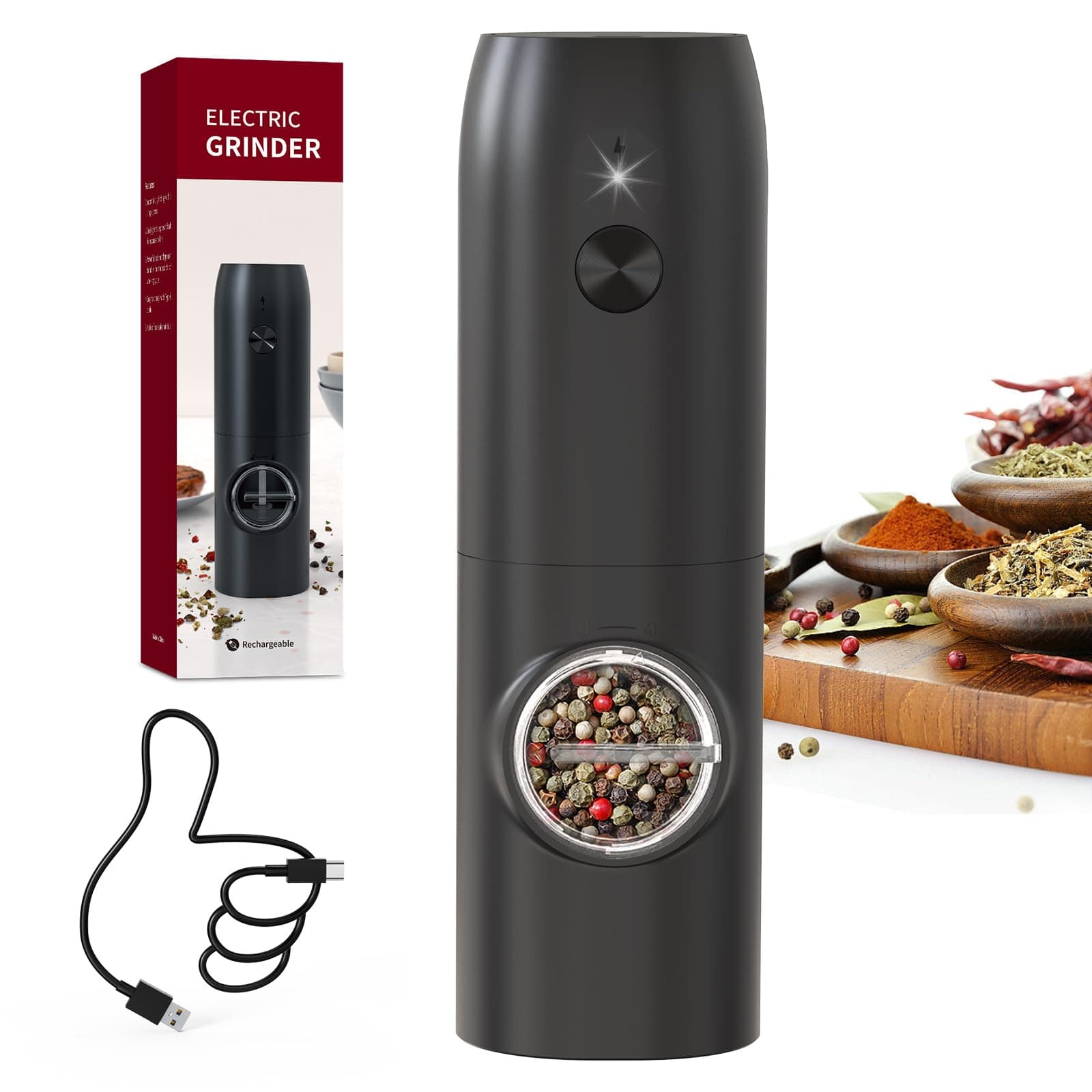 CIRCLE JOY Pepper Mill, Electric KYMQ-15A