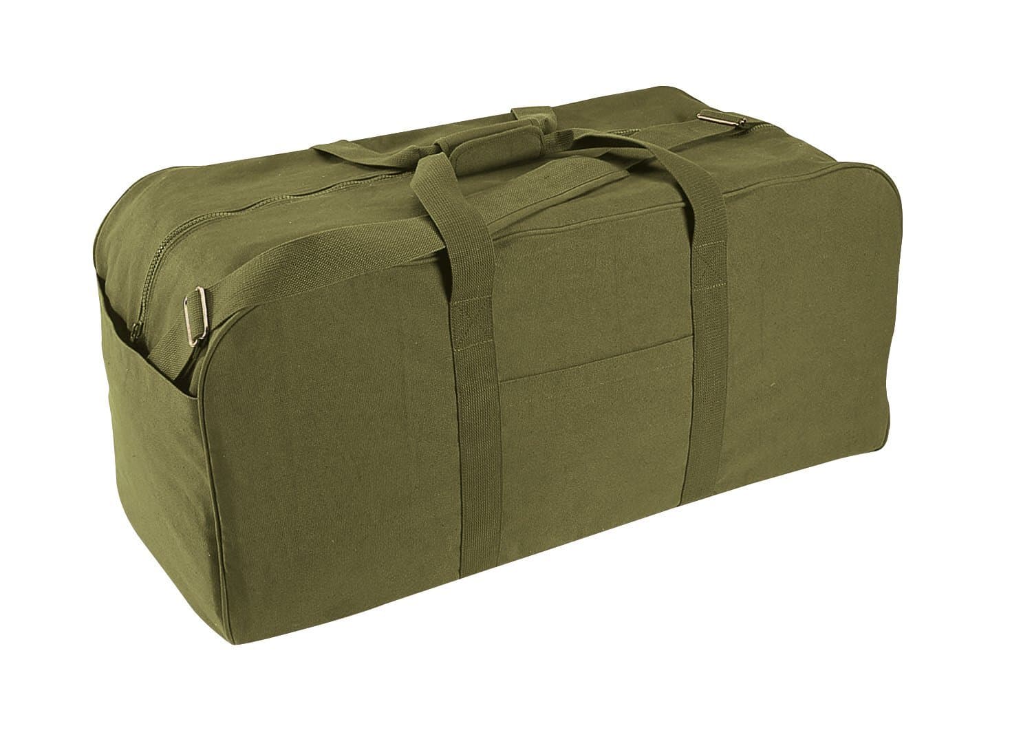 Rothco Canvas Jumbo Cargo Bag (FT822), Olive Drab
