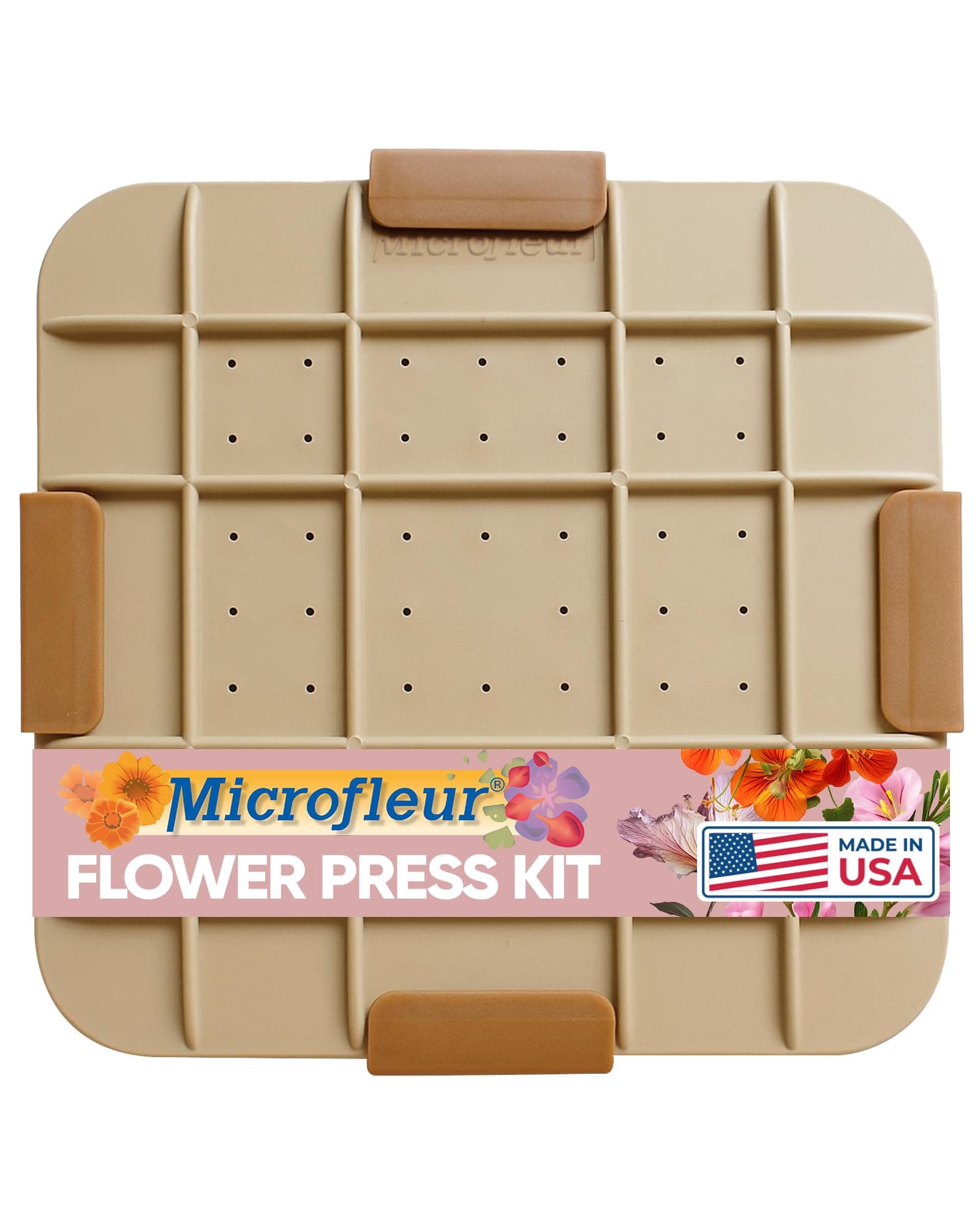 9" Max Microwave Flower Press Kit