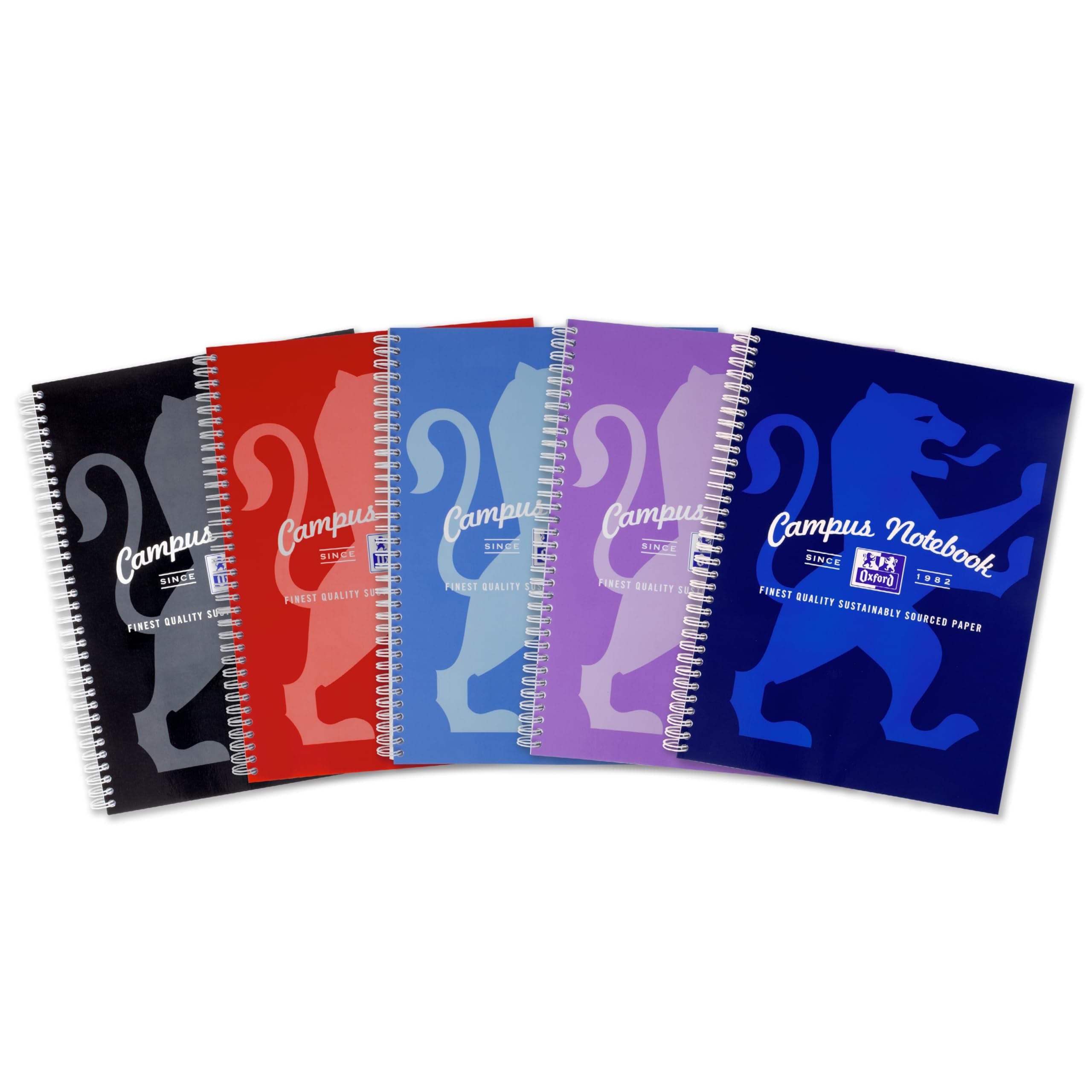 Oxford Campus Wirebound Notebook, A4 Size A4, Pack of 5