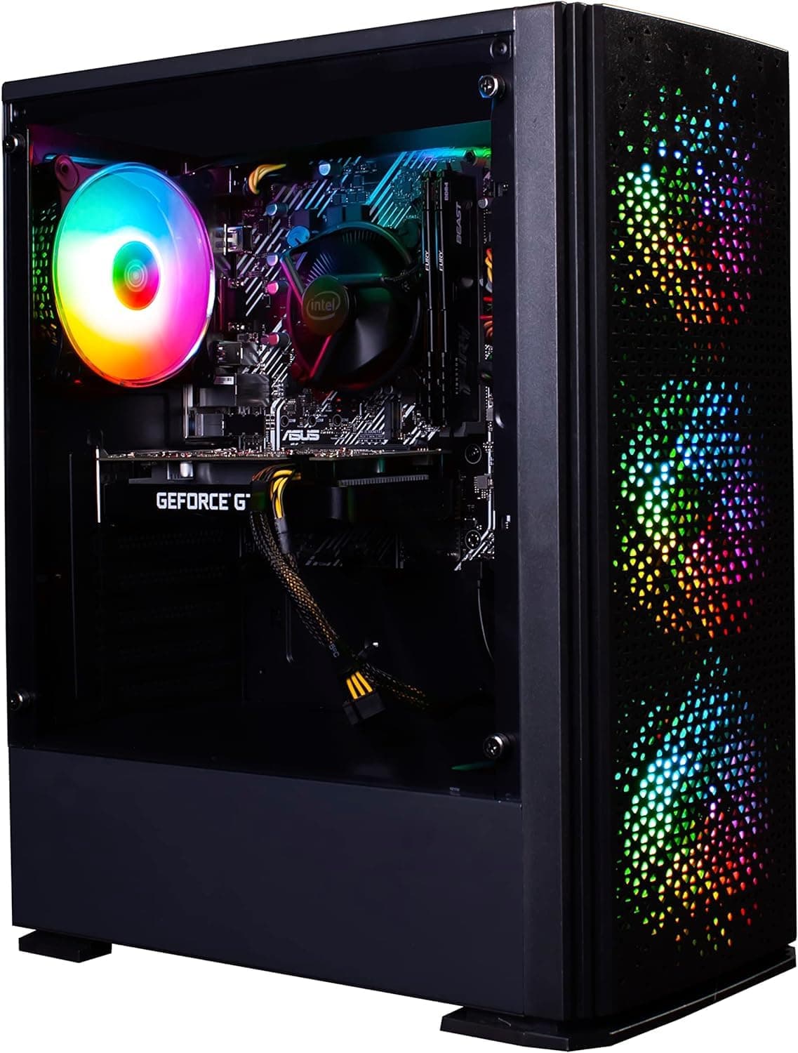 – Veno Scorp Gaming PC Desktop Computer: i7-3770 3.90Ghz - 16GB RAM - RTX 3050 8GB - 256GB SSD - 1TB HDD - 500W 80+ PSU - Vortex ARGB CASE - WIFI - Windows 11