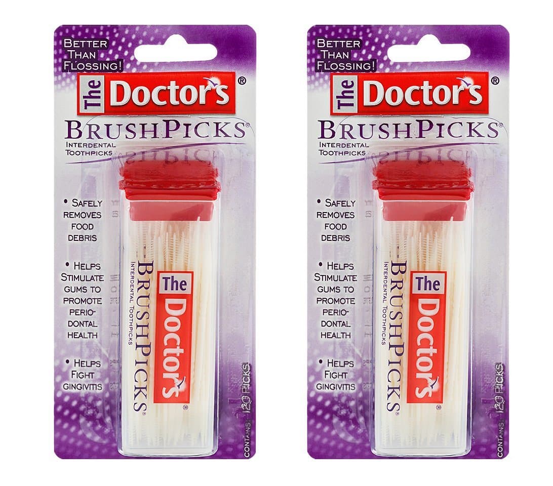 The Doctor's BrushPicks 120 Each (2 pack)