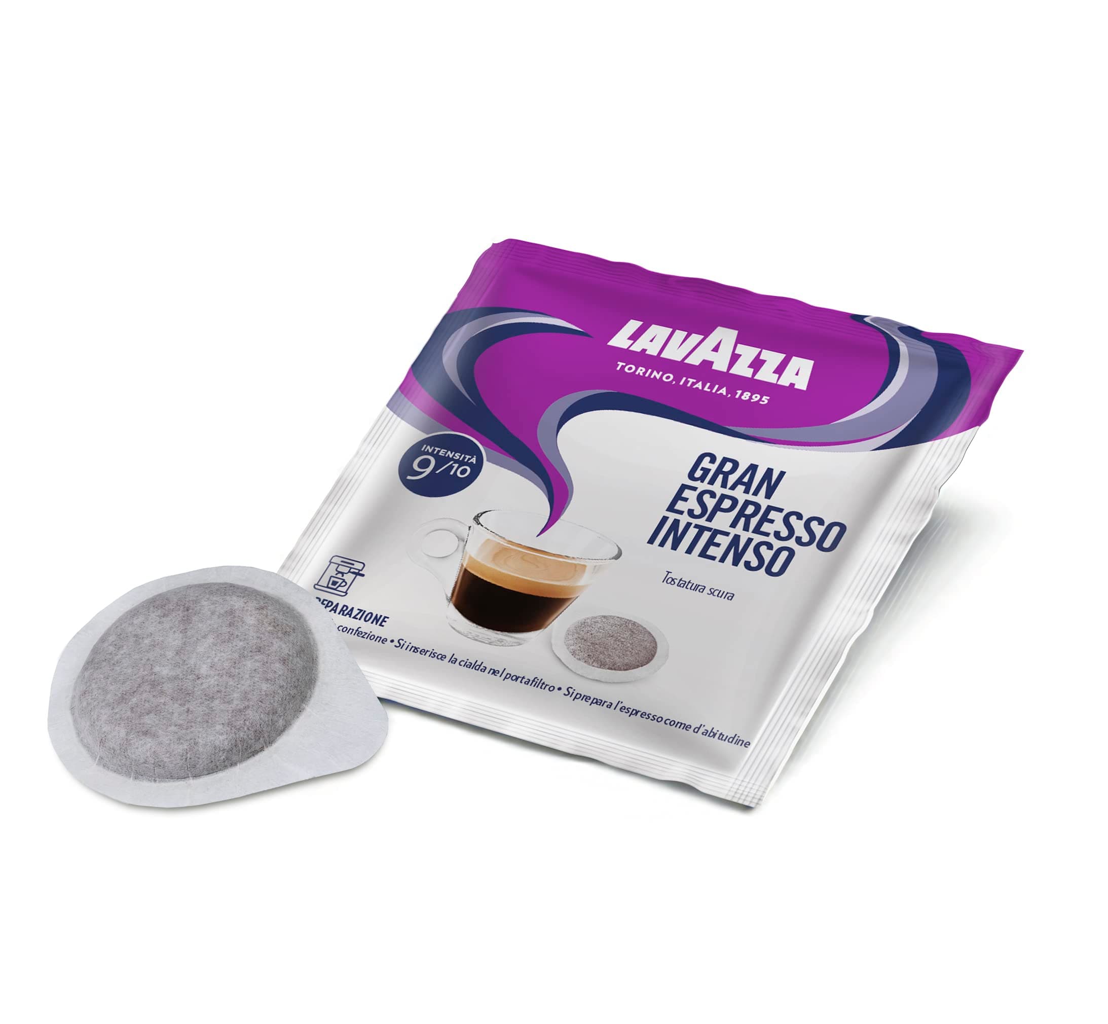Lavazza Gran Espresso Intenso E.S.E. Coffee Pods – 150 Count