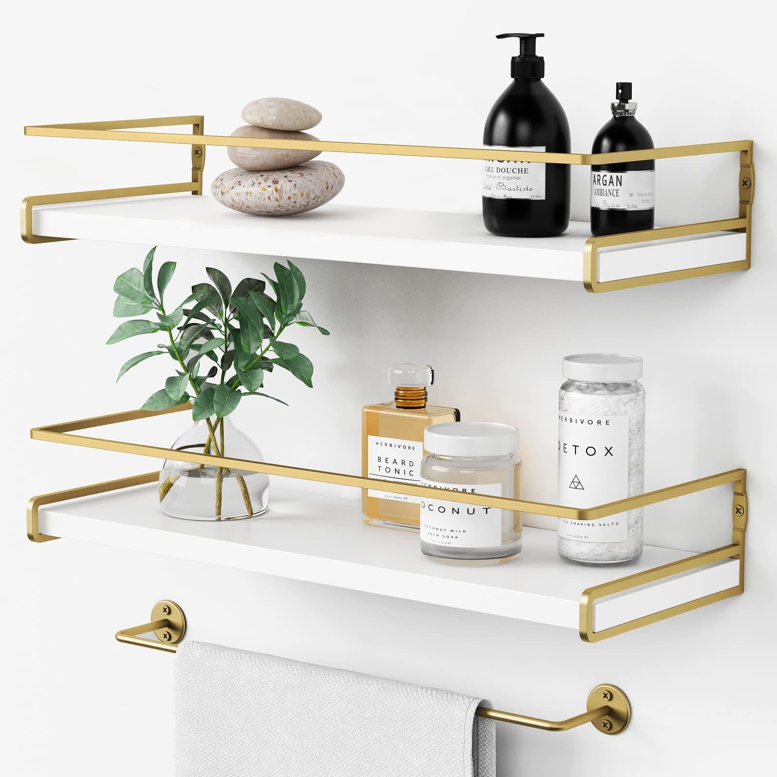Click Item @ Floating Shelves Bathroom