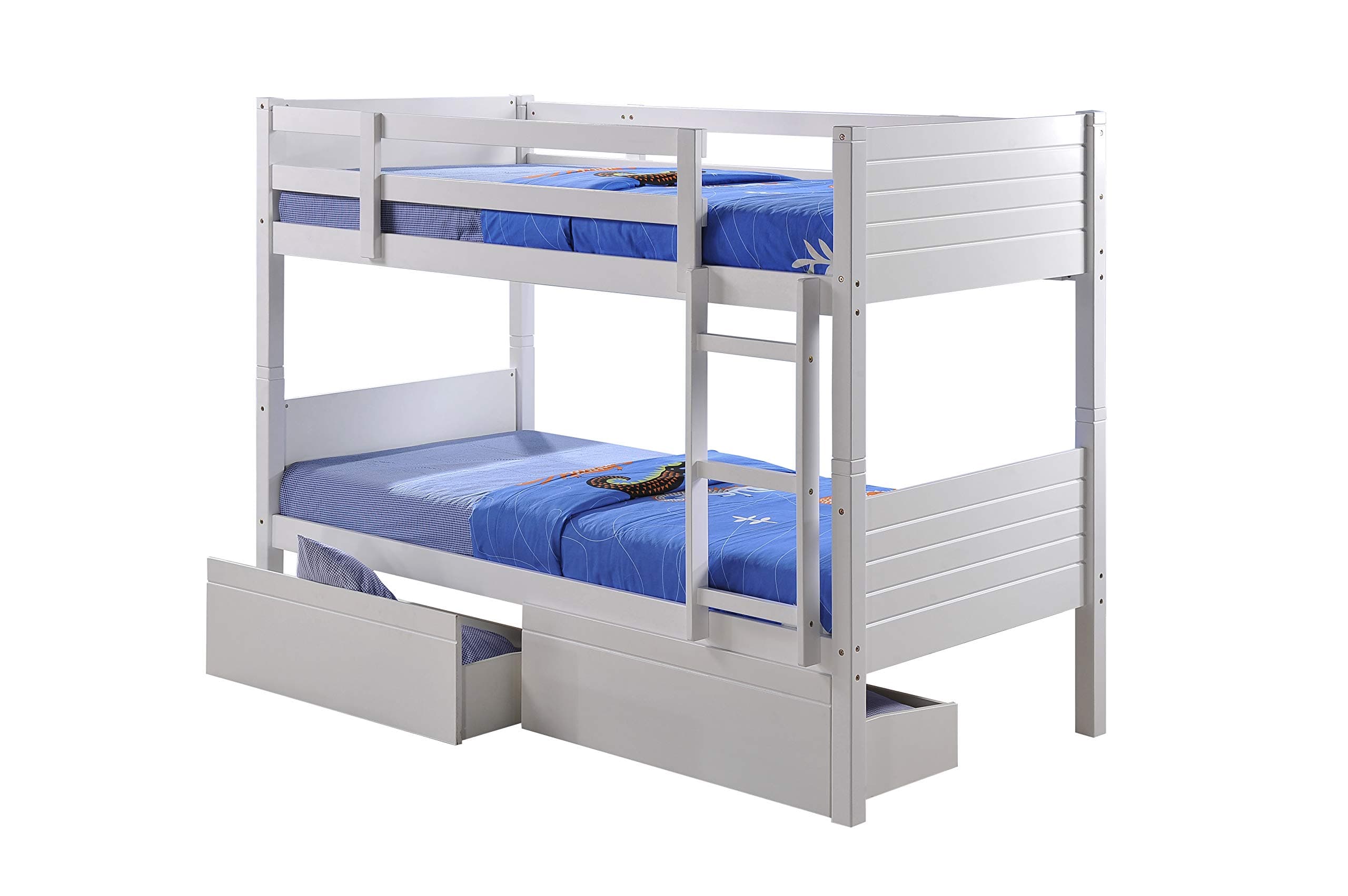 Amani InternationalBunk, Wood, White, Single