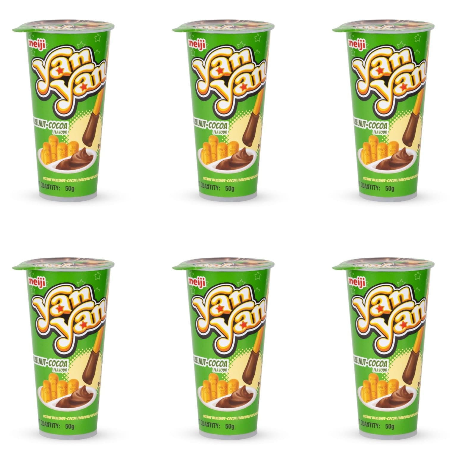 Yan Yan Biscuits (Pack Of 6, Hazelnut)